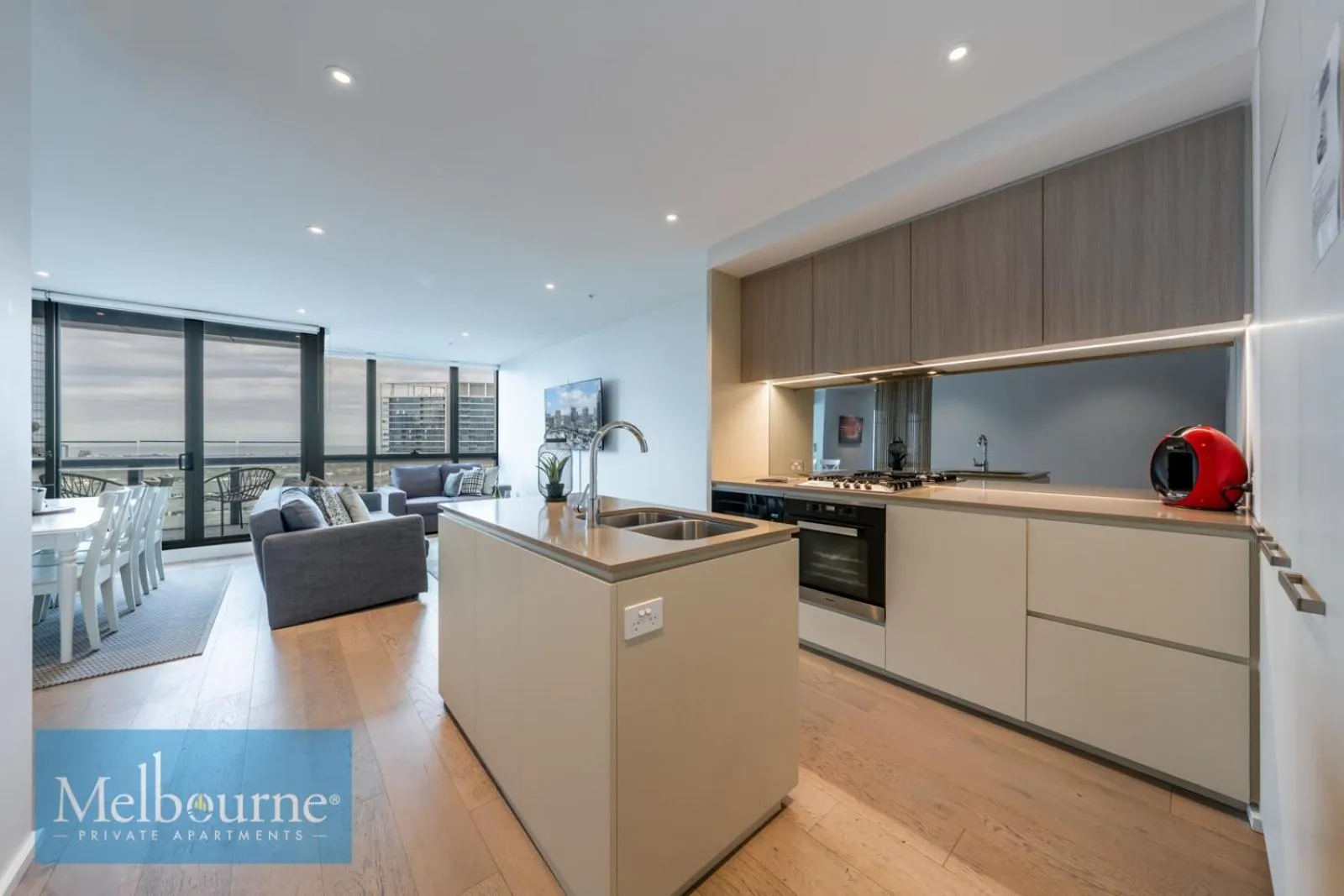 kitchen in Melbourne Private Apartments - Collins Street Waterfront, Docklands