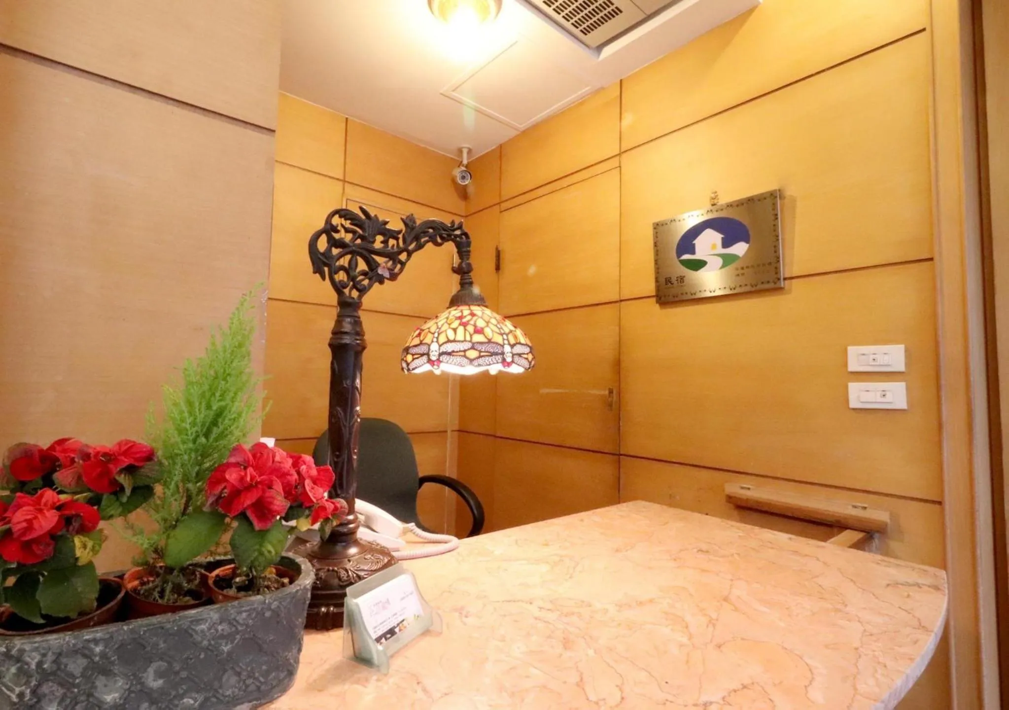 Decorative detail in FlowerSay Homestay