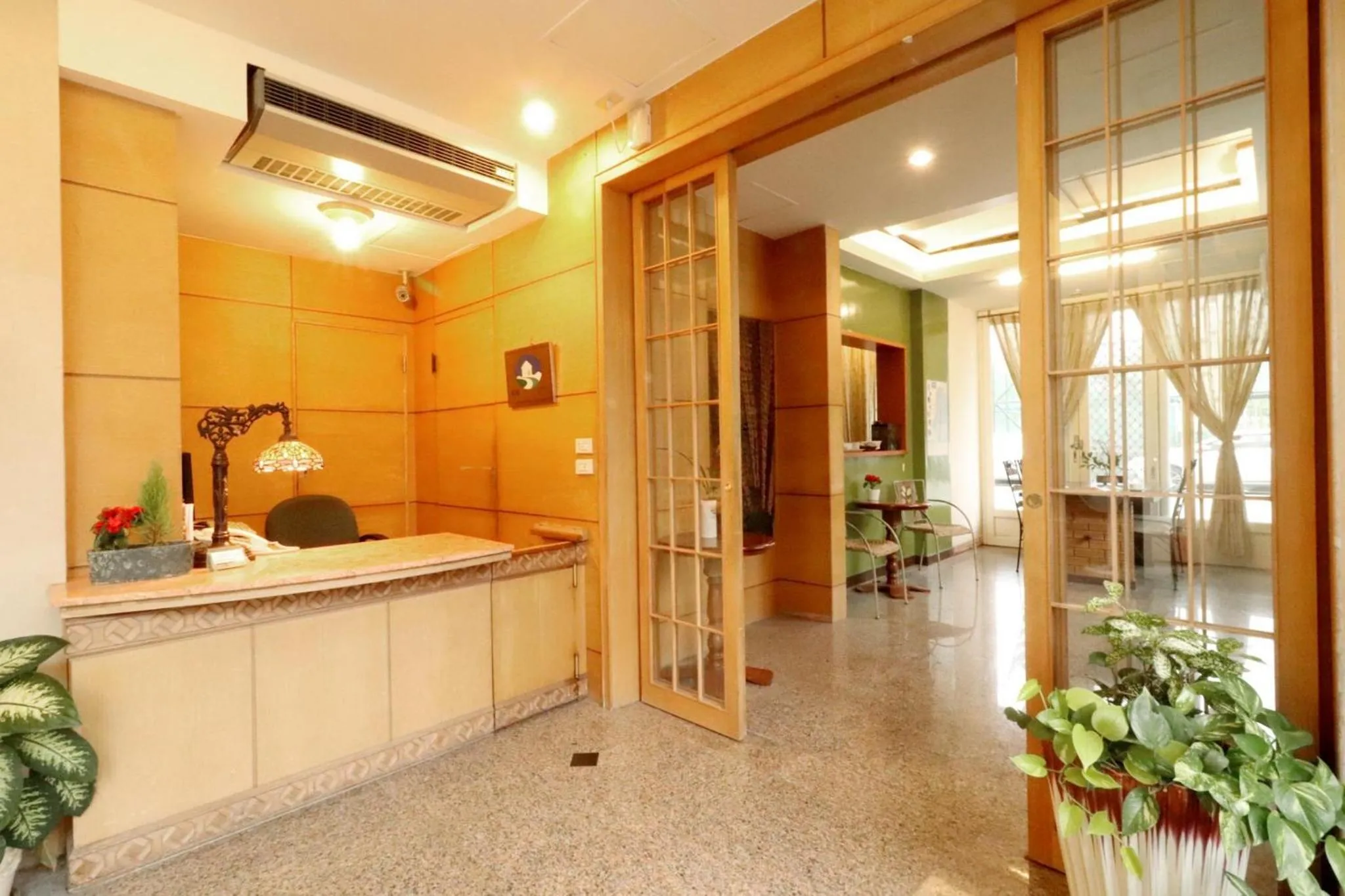 Decorative detail in FlowerSay Homestay