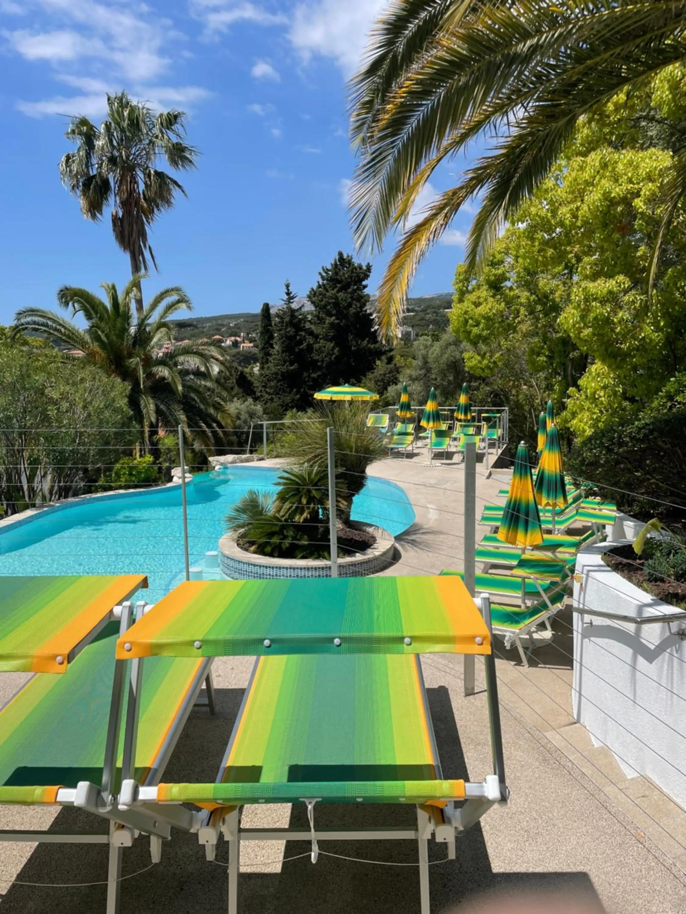 Swimming pool in Royal Cottage Pamela Hotel Cassis