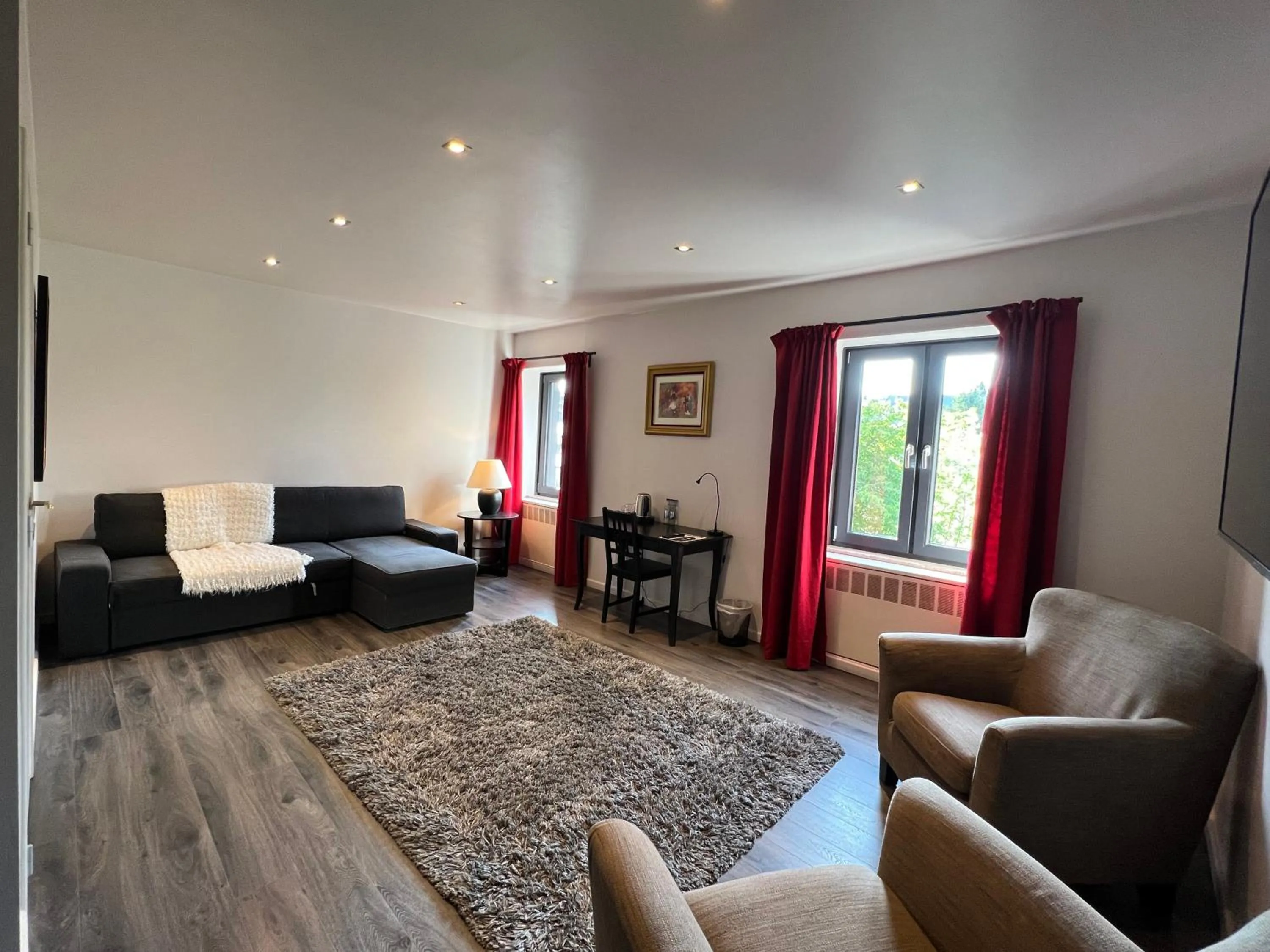 Living room in Hôtel Restaurant Lamy