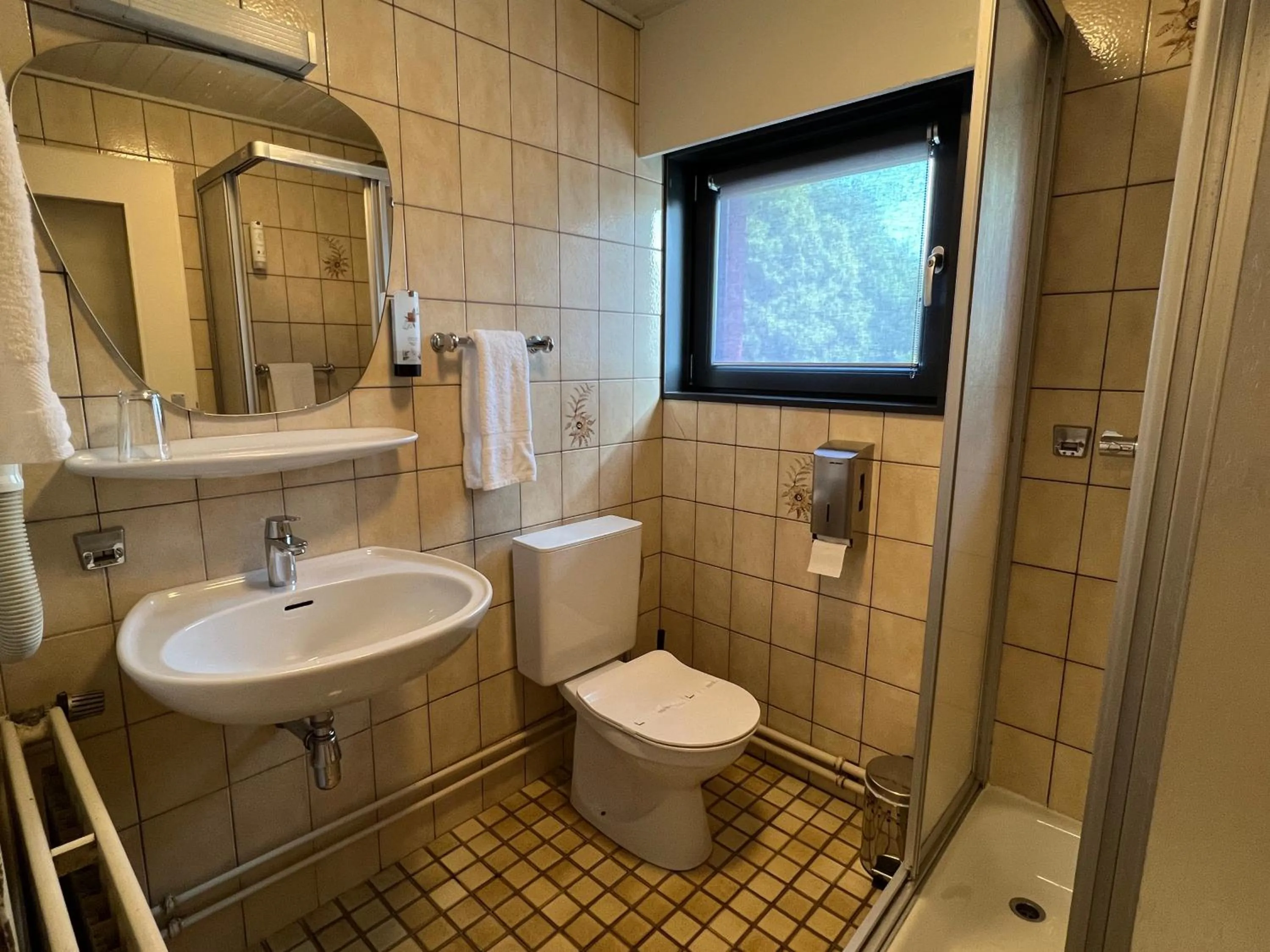 Bathroom in Hôtel Restaurant Lamy