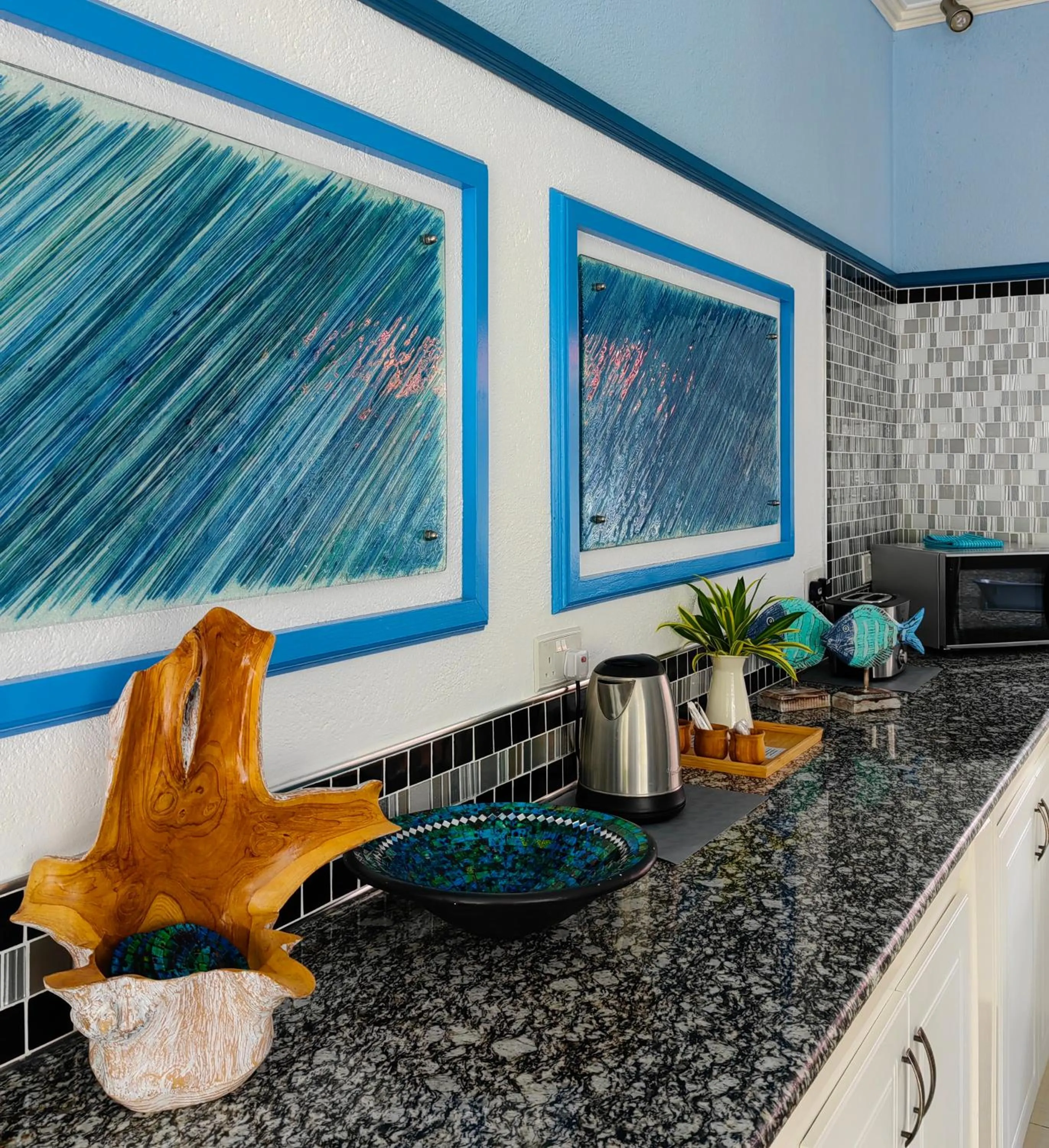 Kitchen or kitchenette in Villa Charme de L'ile