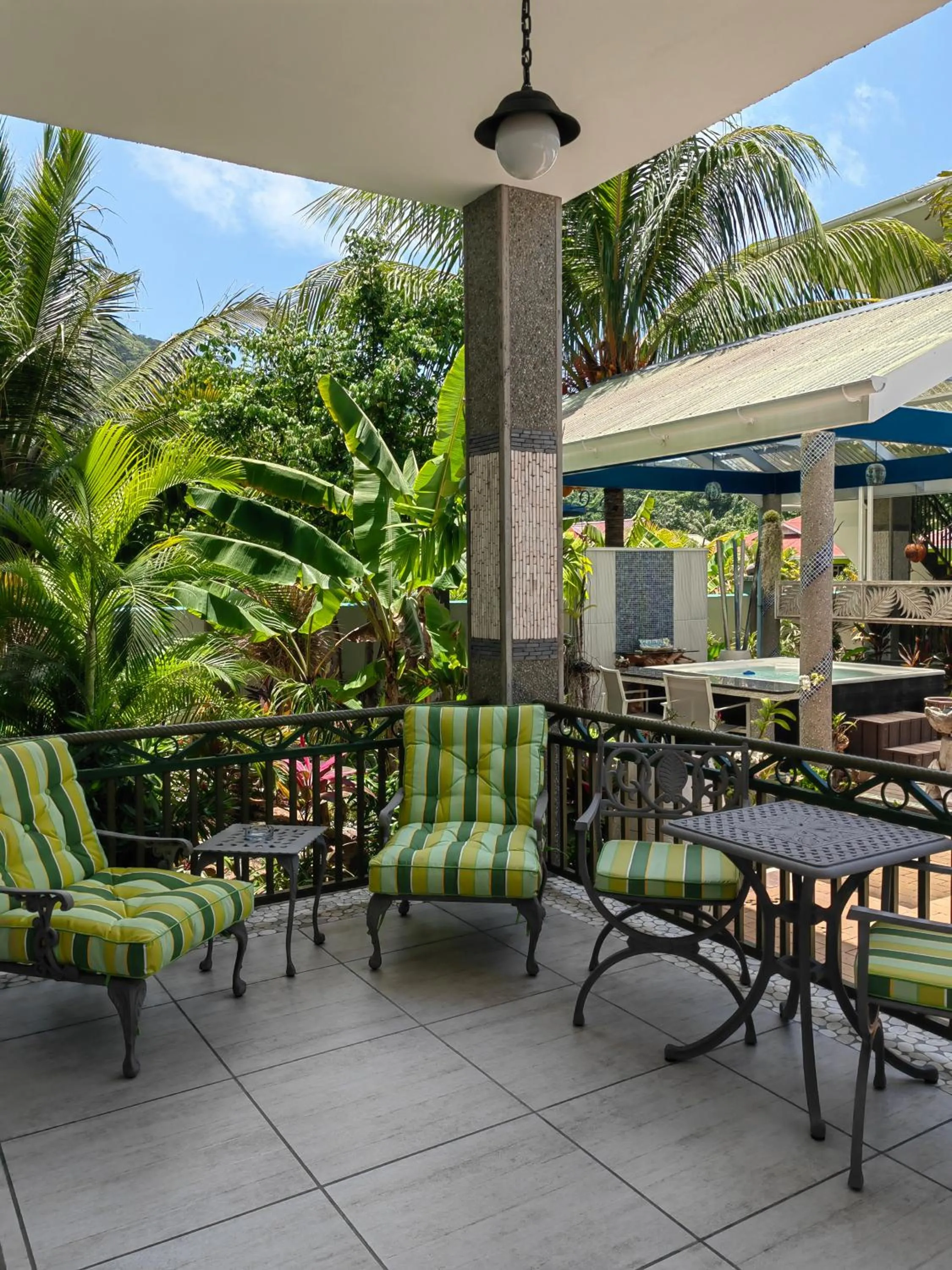 Seating area in Villa Charme de L'ile