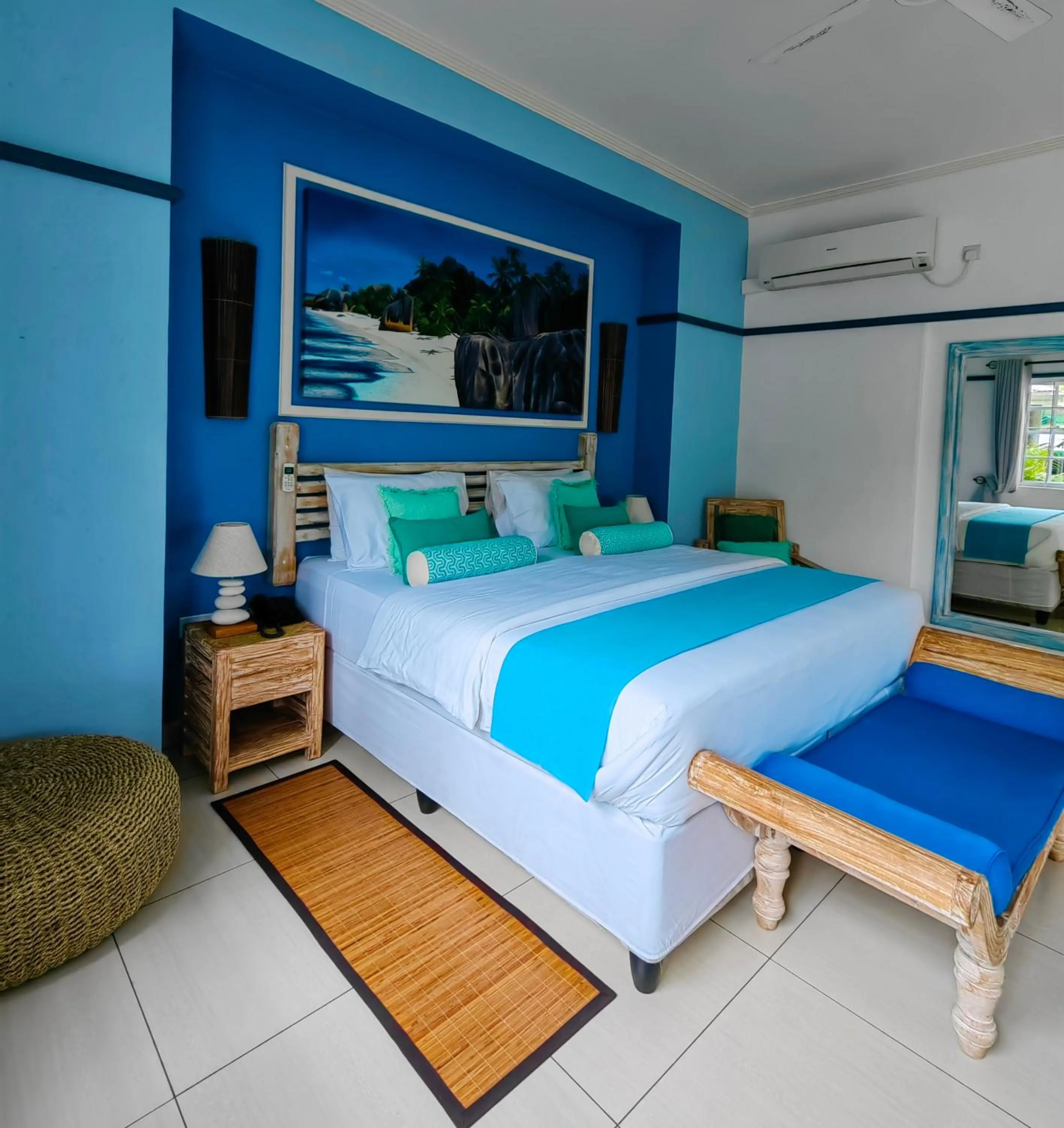 Bed in Villa Charme de L'ile