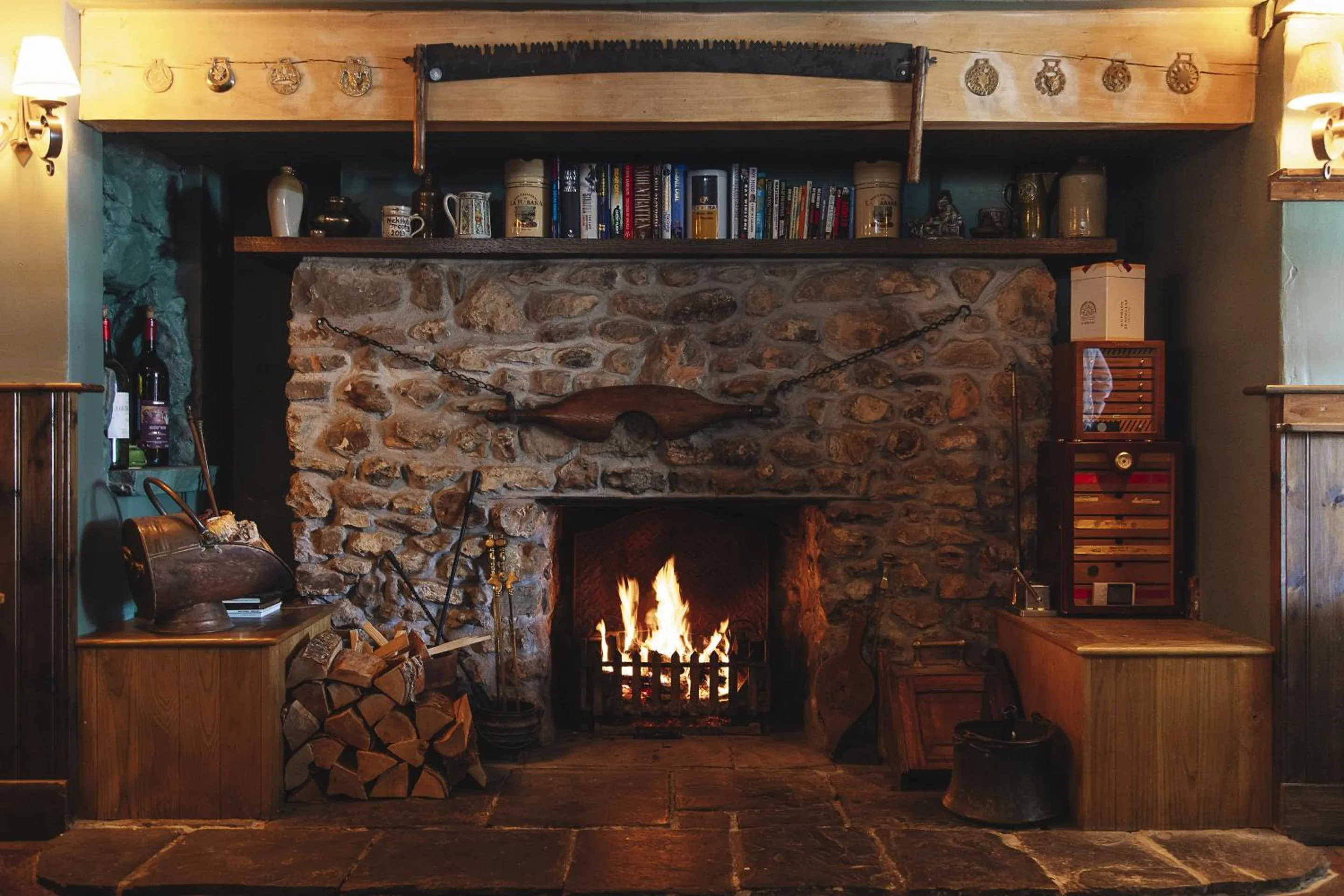 Lounge or bar in The Blue Ball Inn