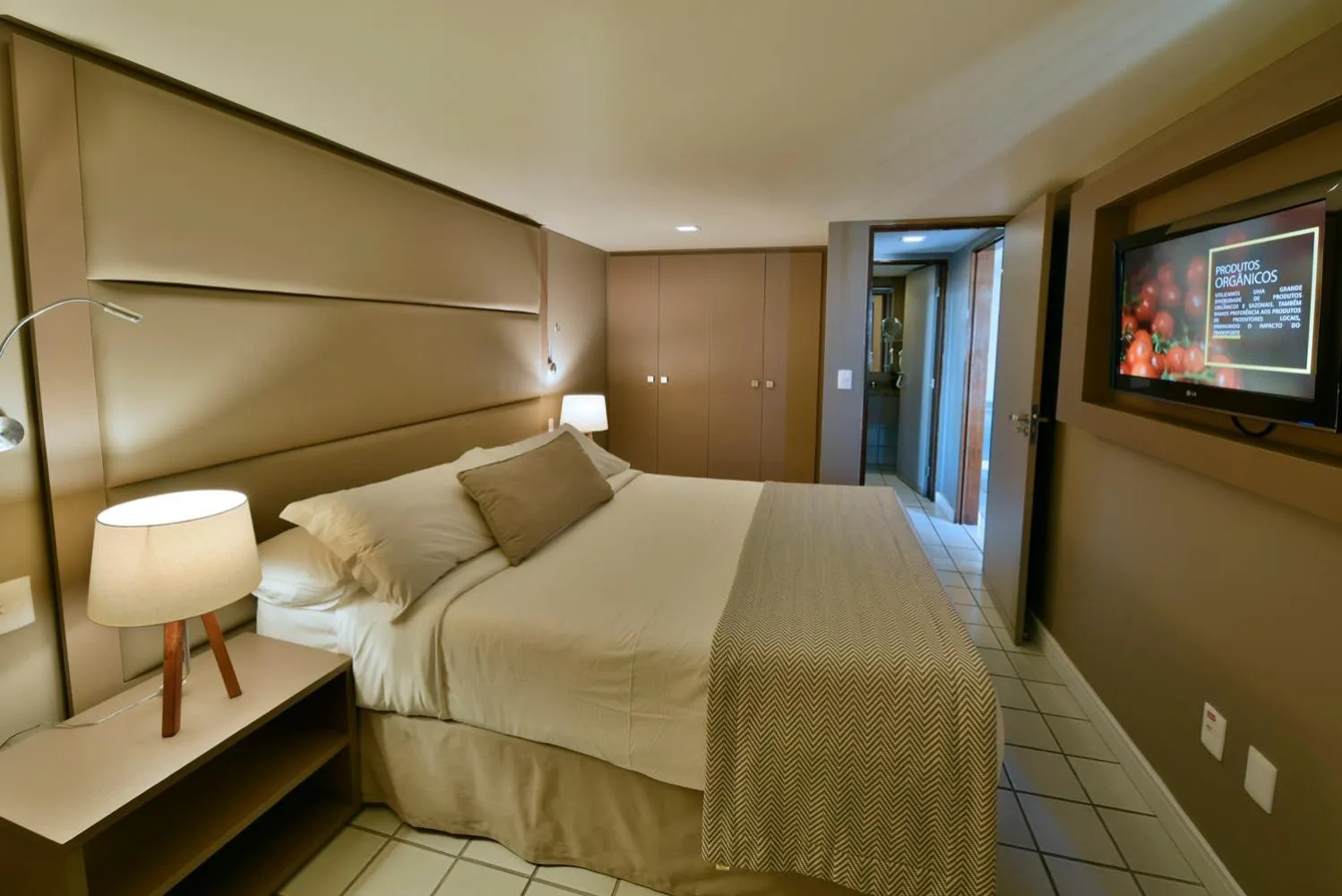 Bed in Hardman Praia Hotel