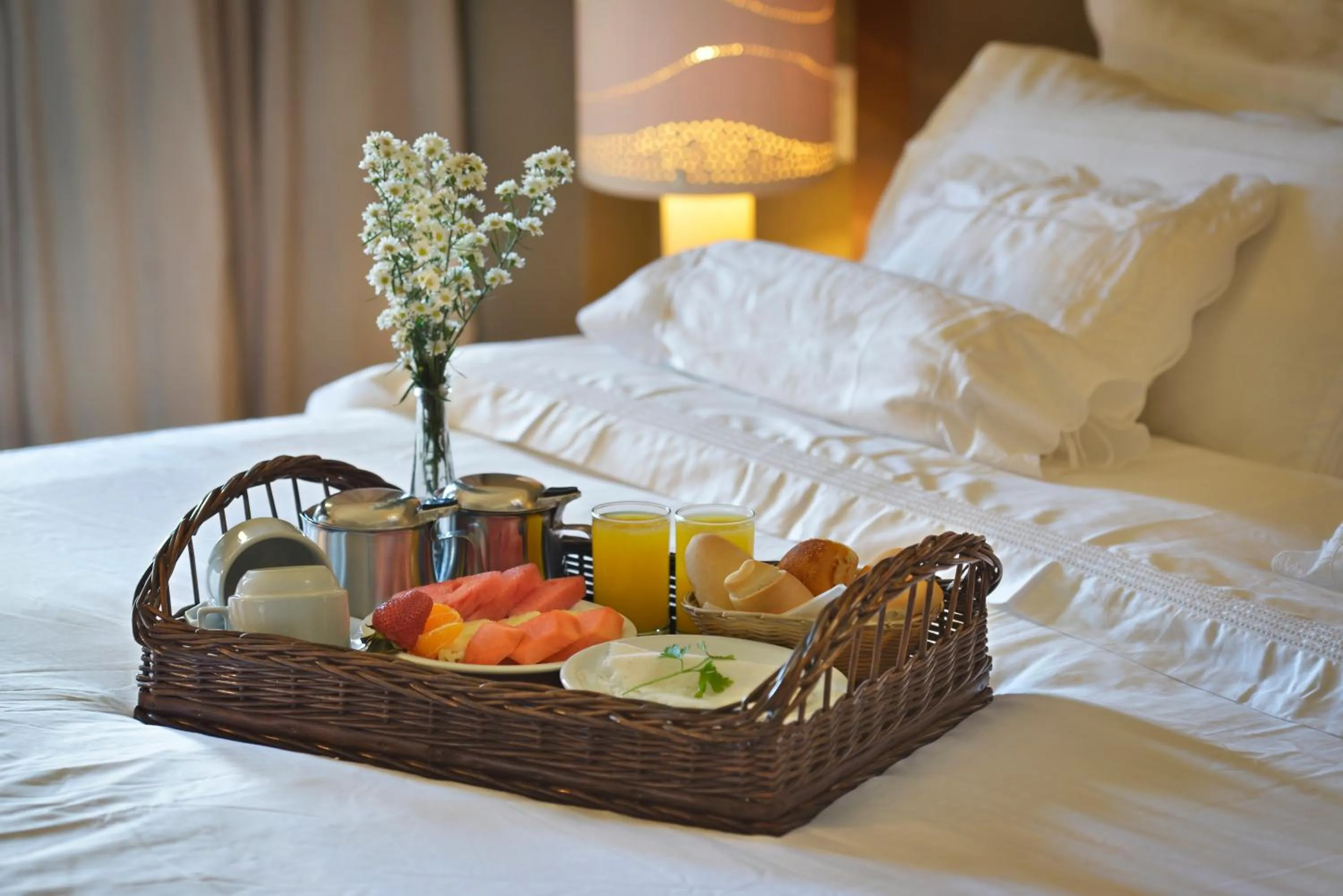 Bed in Hardman Praia Hotel