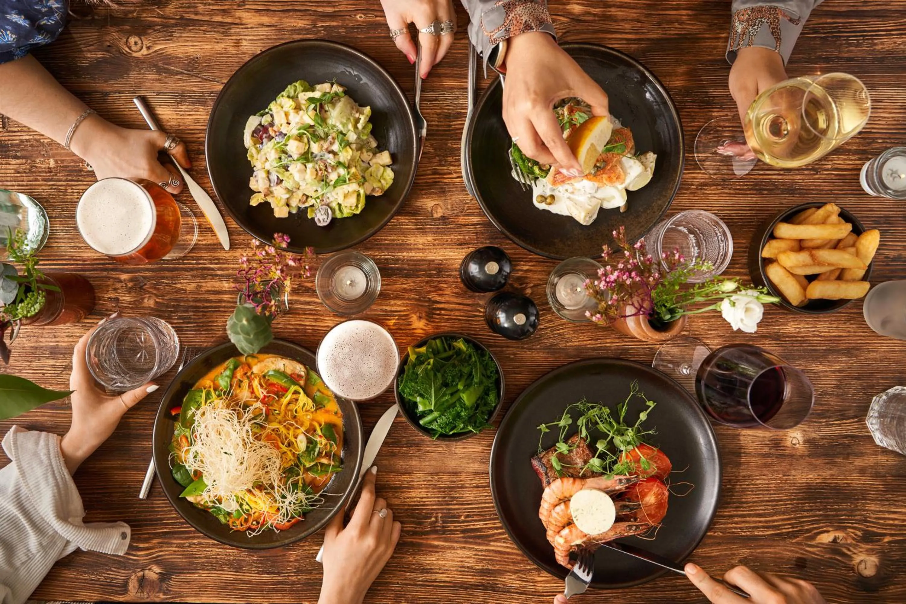 Food and drinks in The Old Success Inn