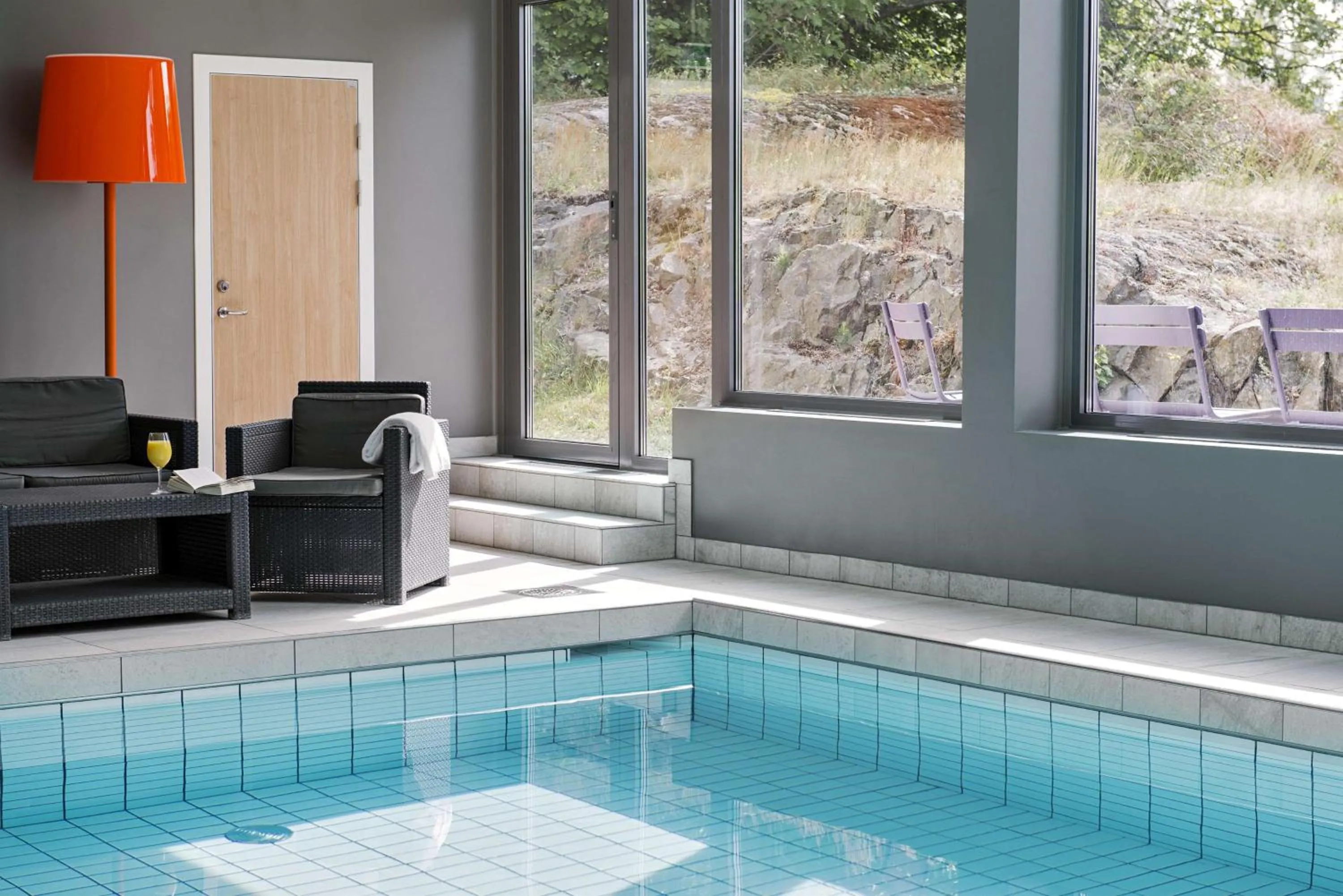Pool view in Scandic Södertälje