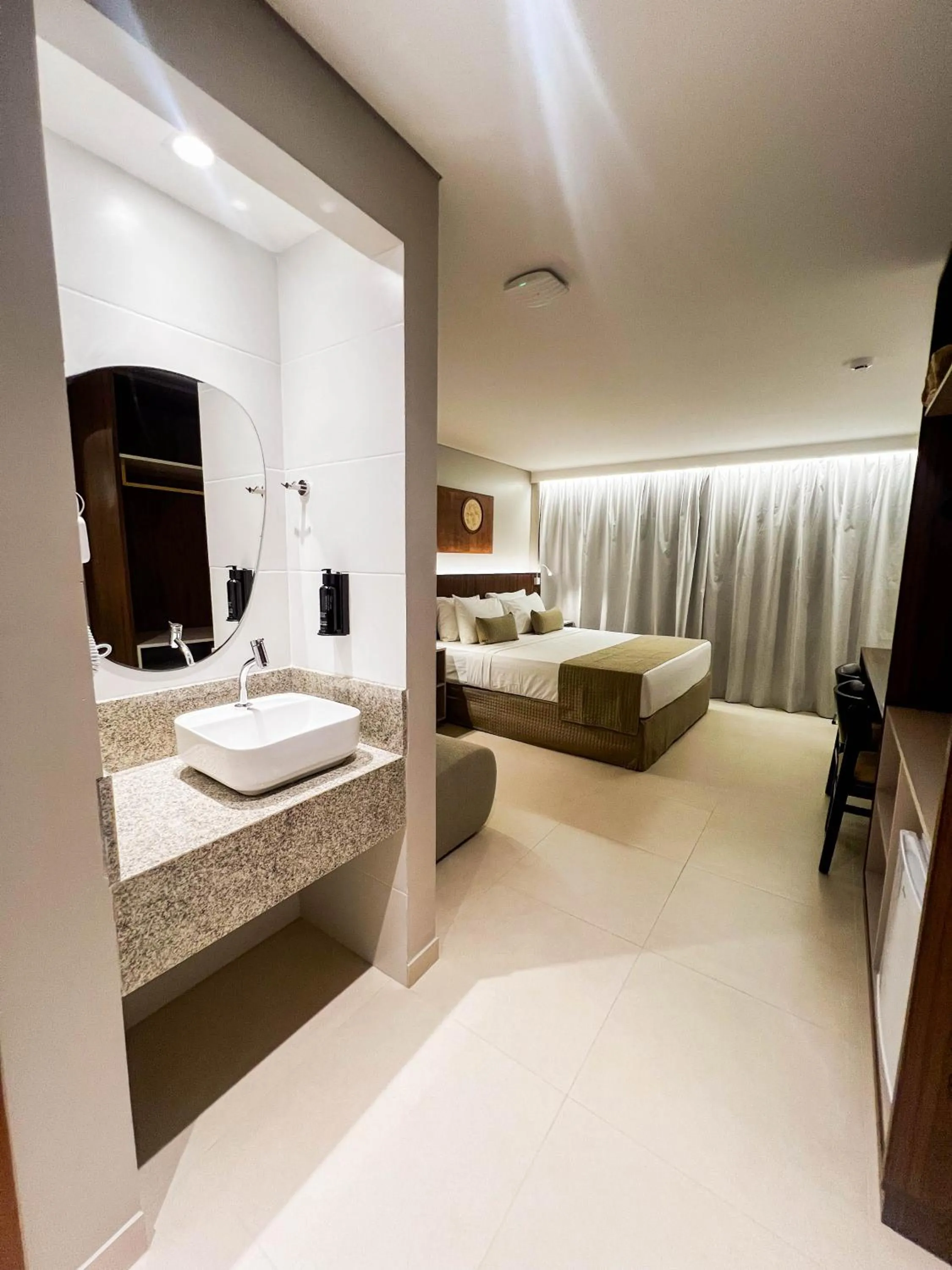 Area and facilities, Bed in Smart Hotel João Pessoa