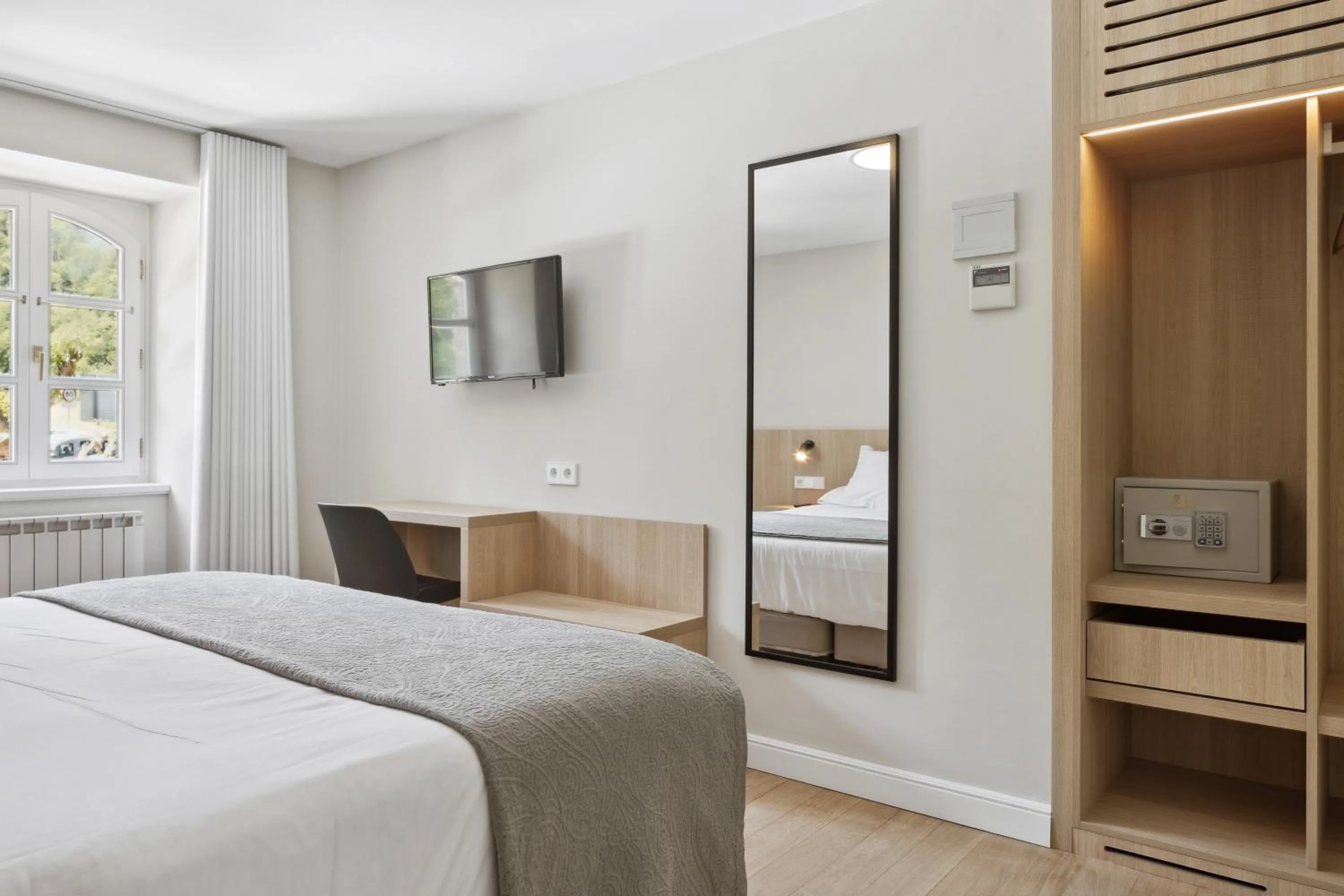 Bed in Hotel Venta de Etxalar