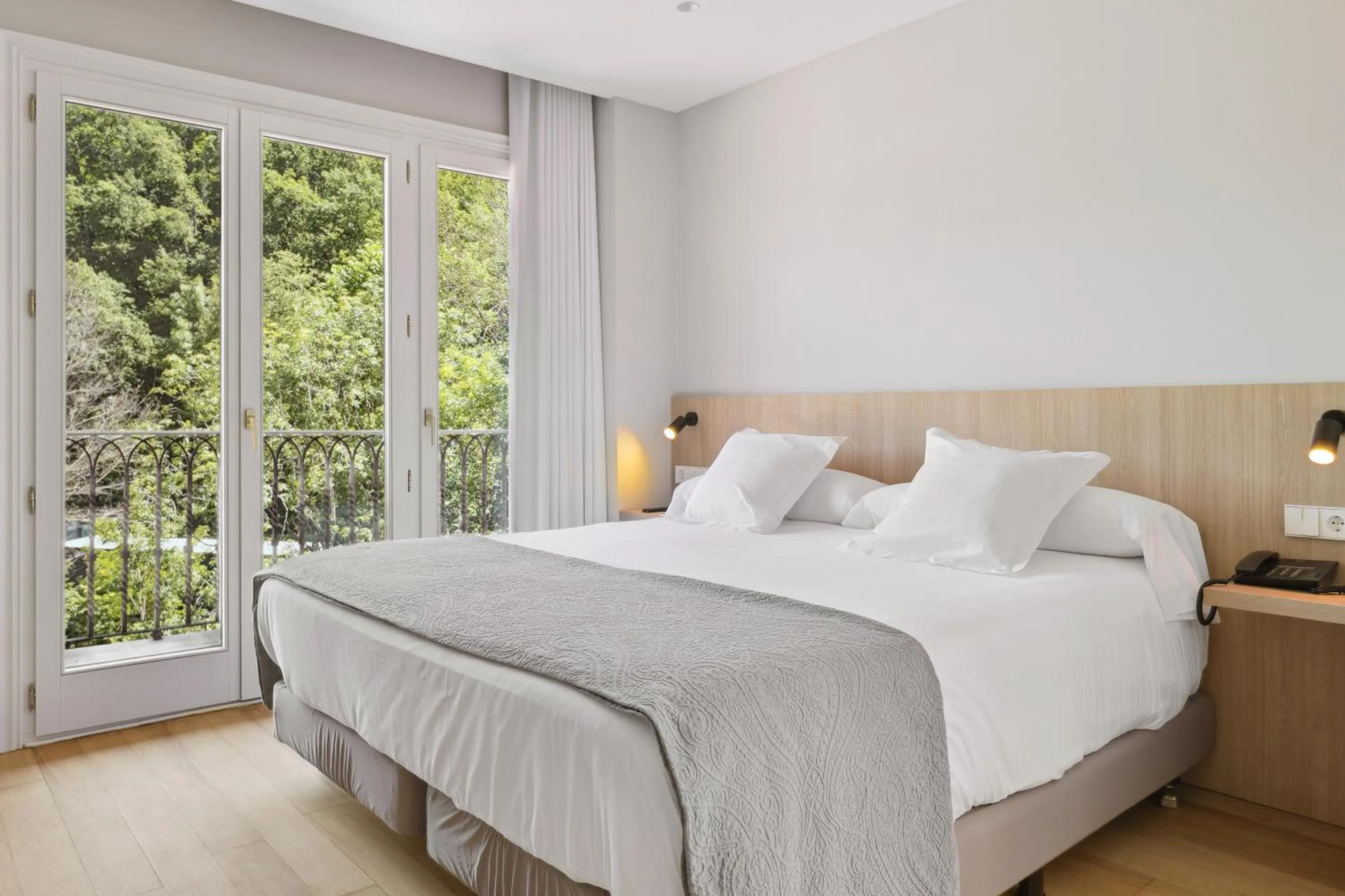 Bed in Hotel Venta de Etxalar