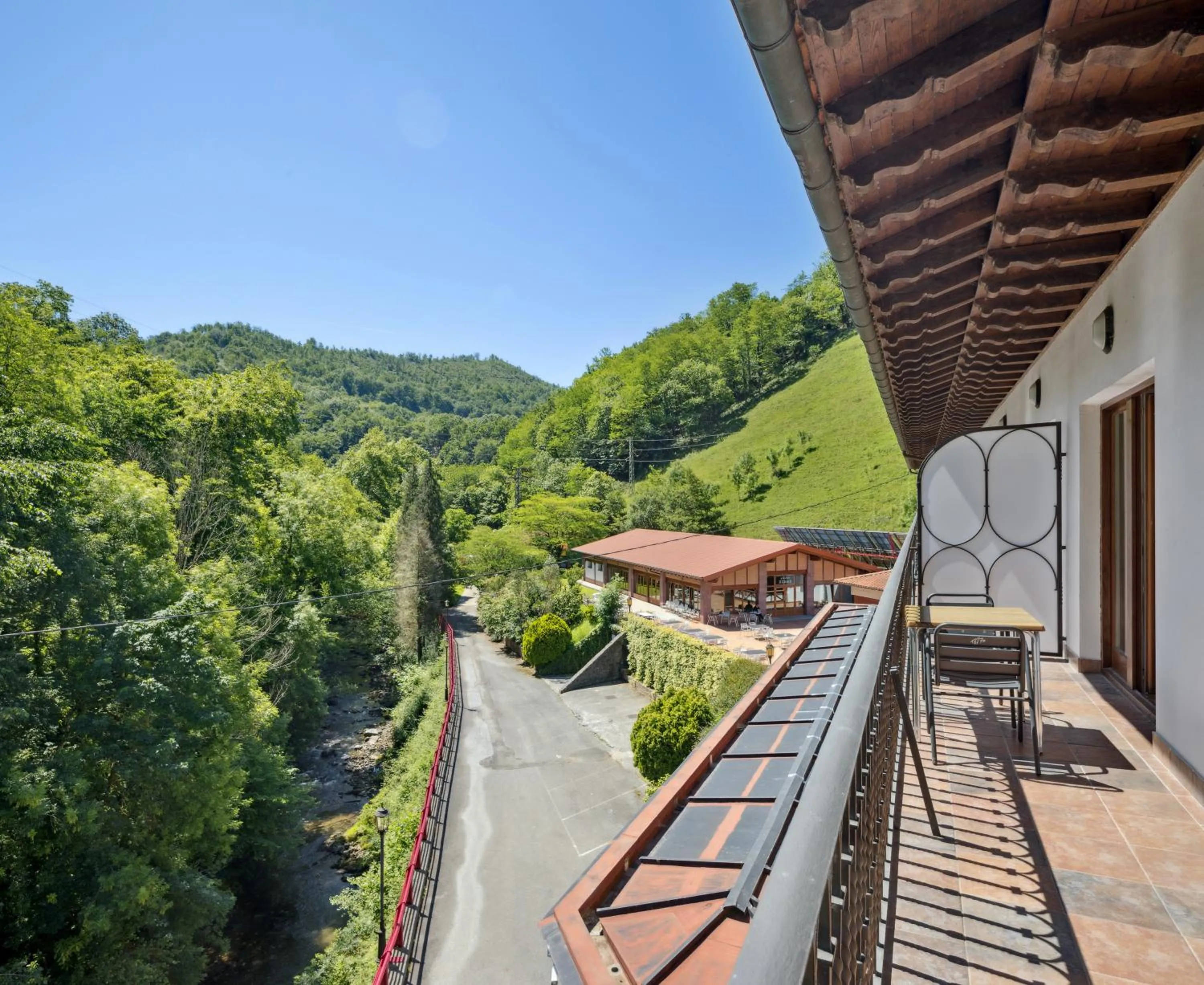 Balcony/Terrace in Hotel Venta de Etxalar