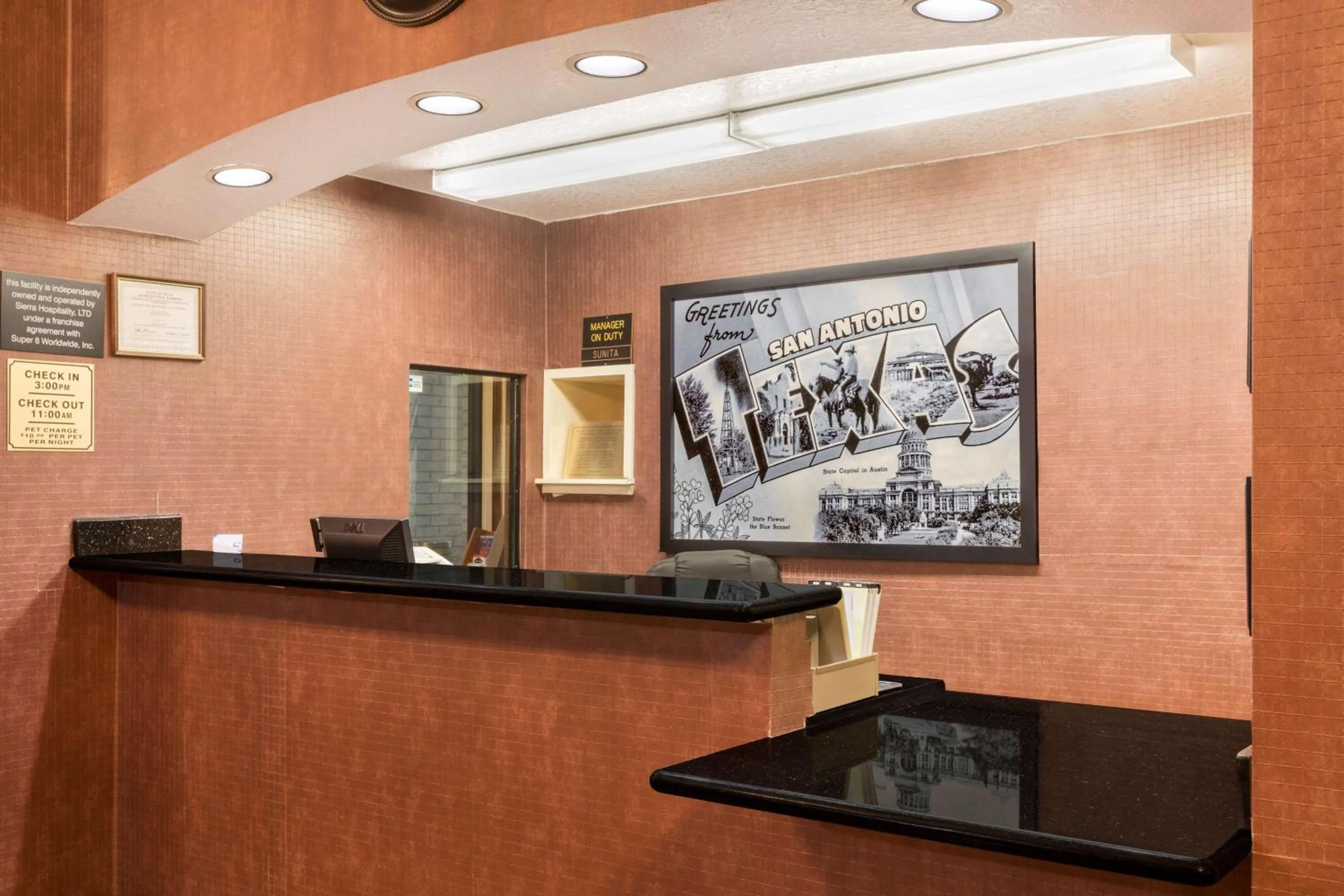 Lobby or reception, Lobby/Reception in Super 8 by Wyndham San Antonio at I-10