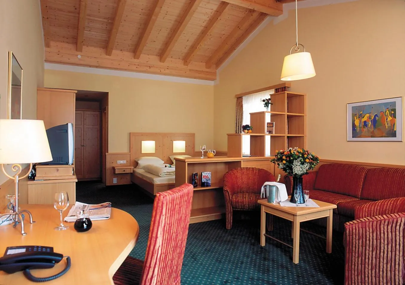 Seating area in Hotel Keindl