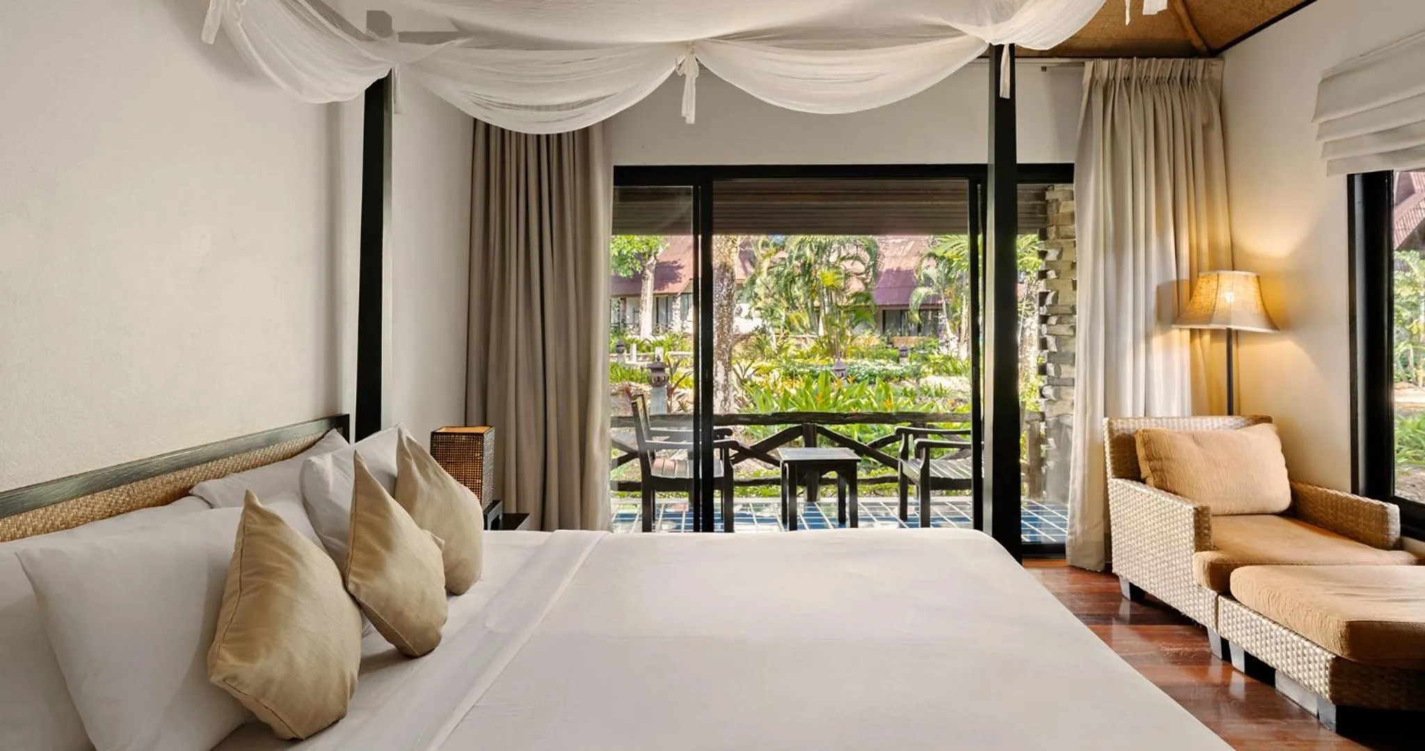 Garden view, Bed in Annika Koh Chang , Formerly Ramayana Koh Chang Resort & Spa