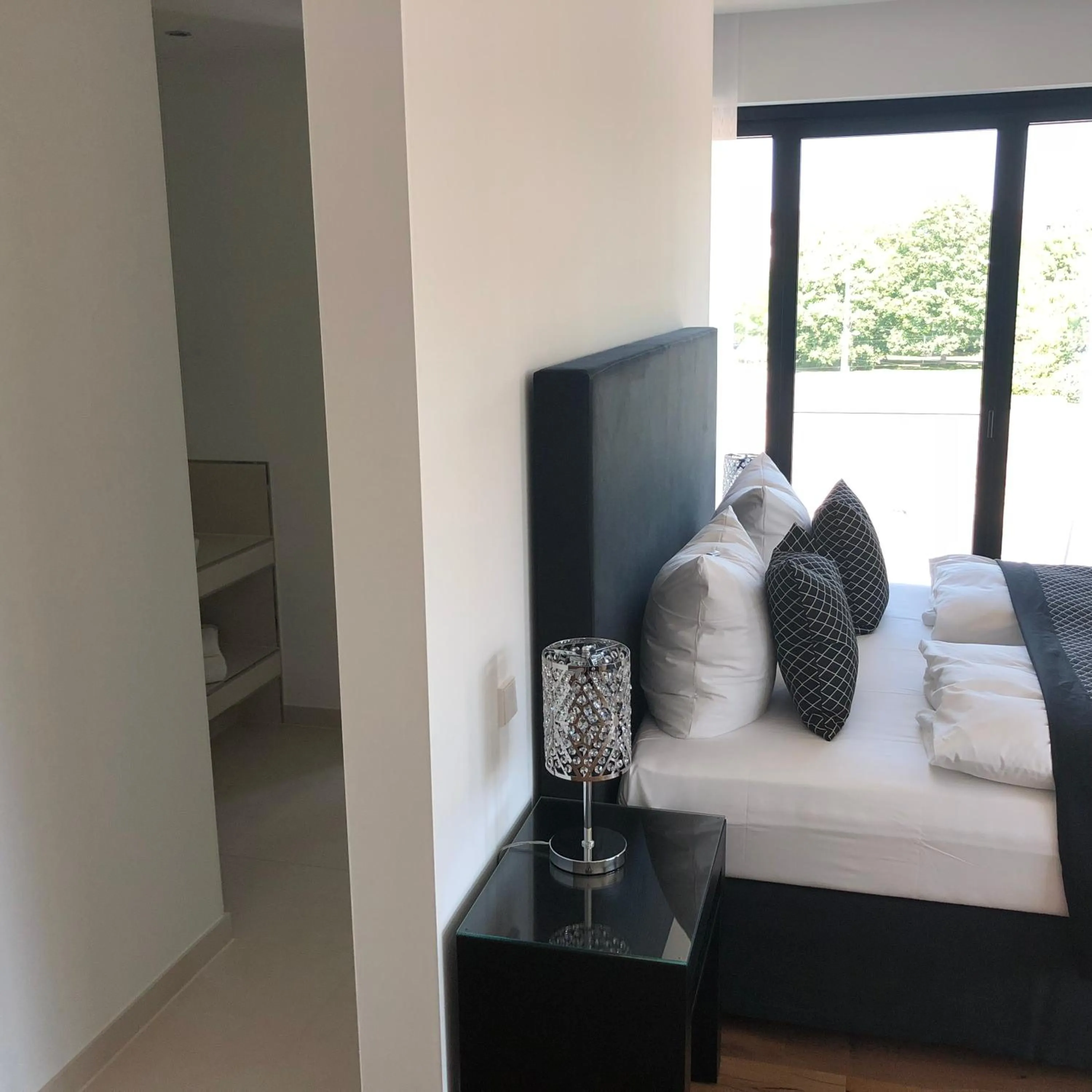 Decorative detail, Bed in Voss Villa