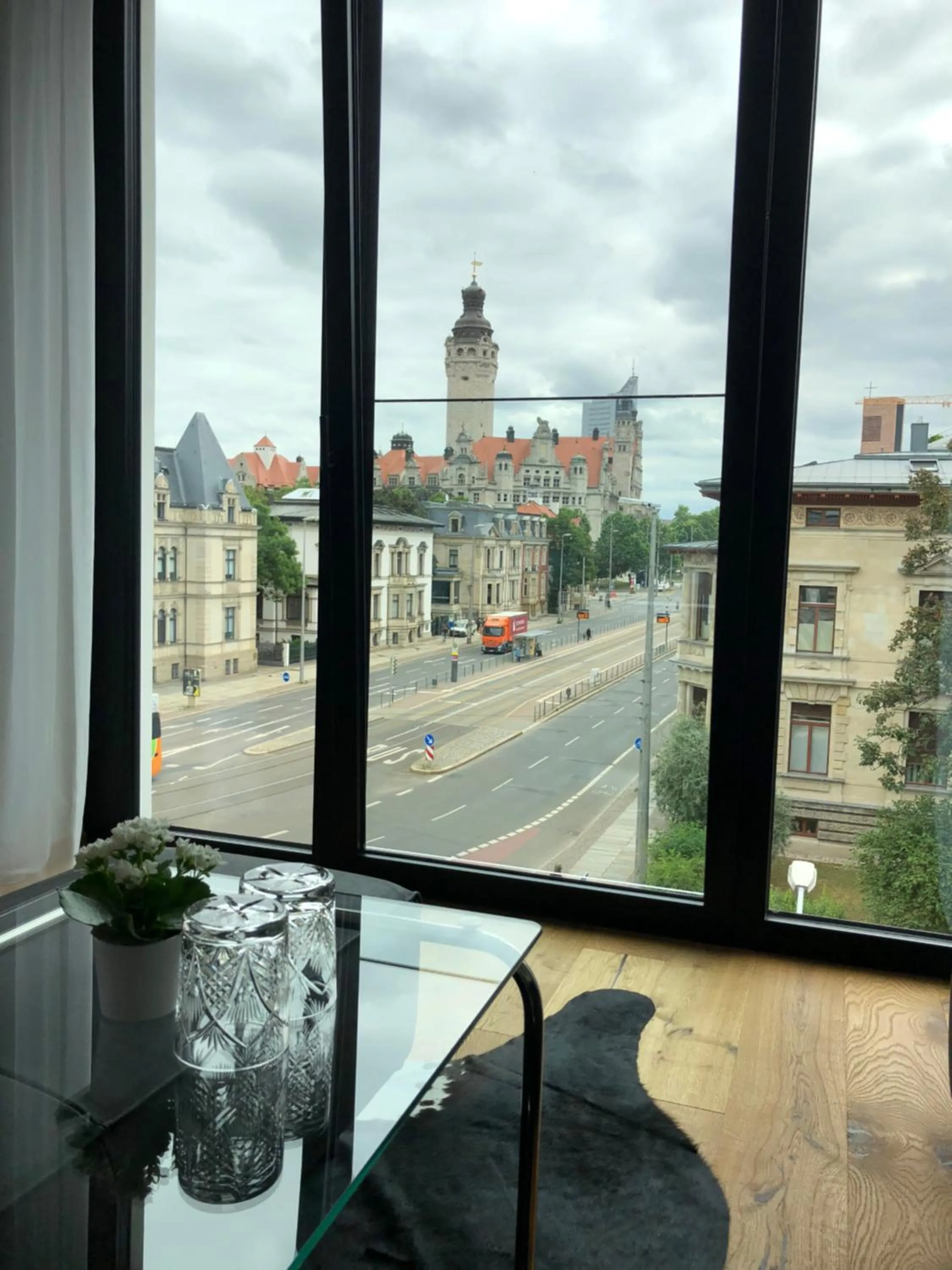 Landmark view in Voss Villa