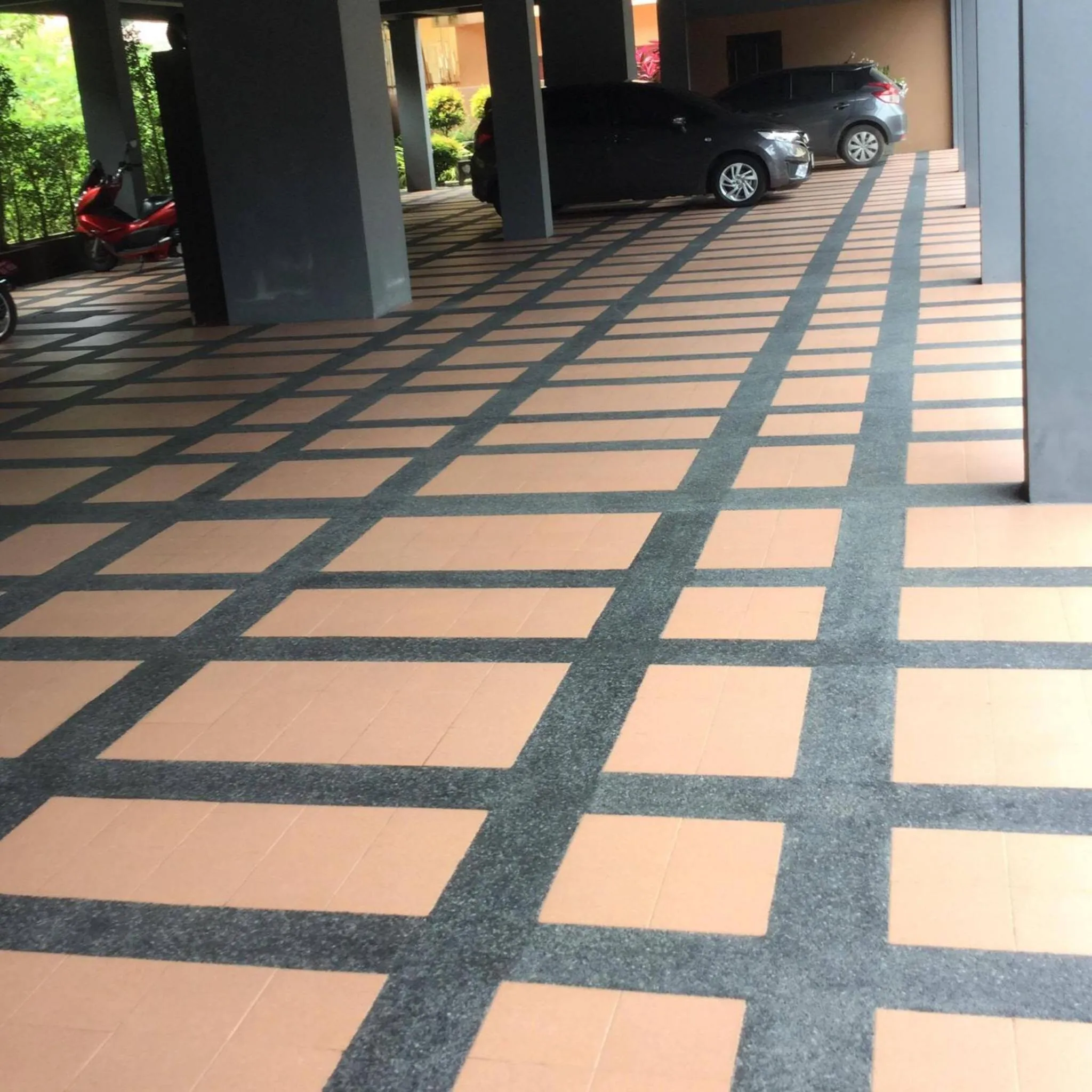 Parking in West Key Kamala Apartment