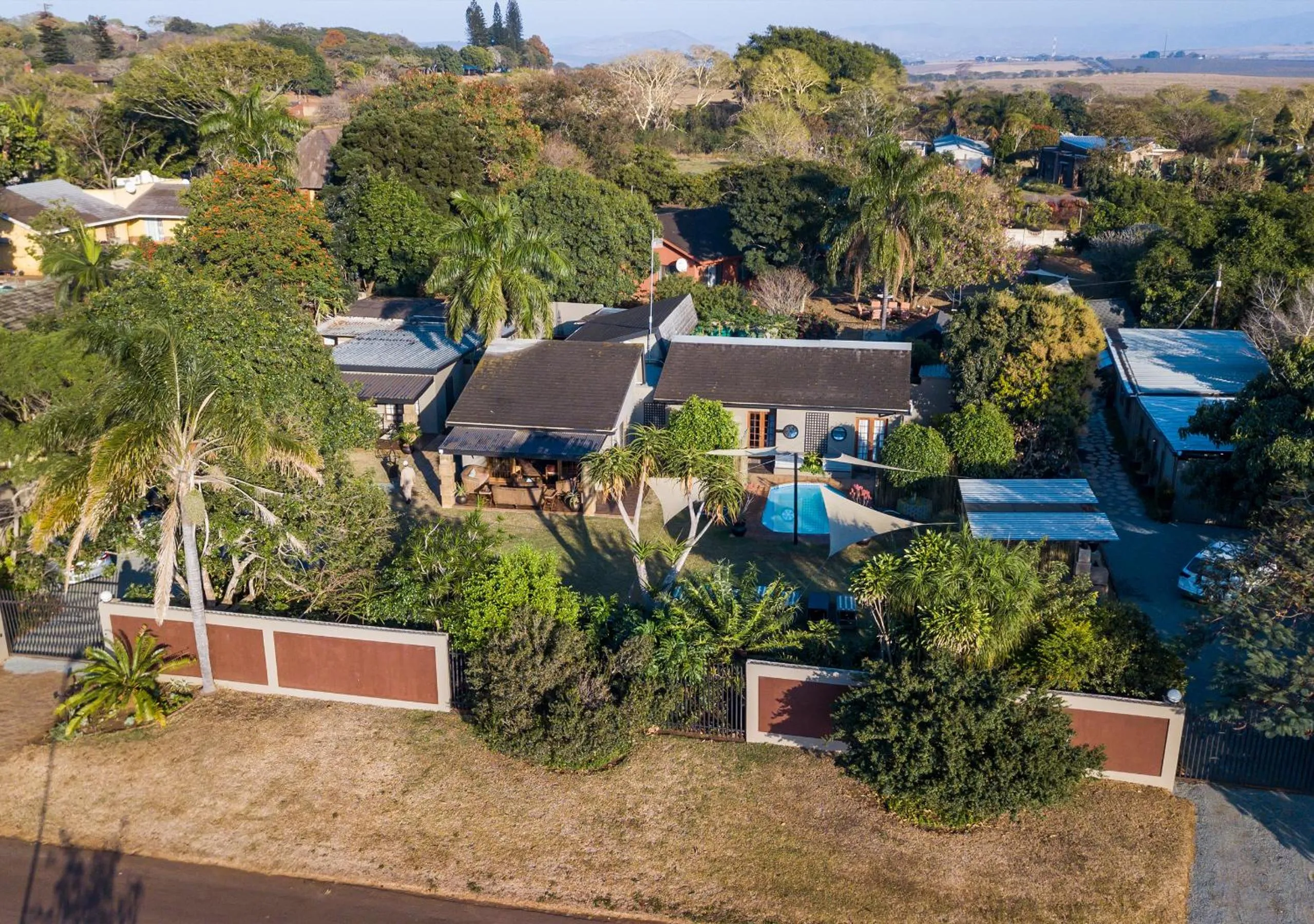 Patio in Ama Zulu Guesthouse & Safaris