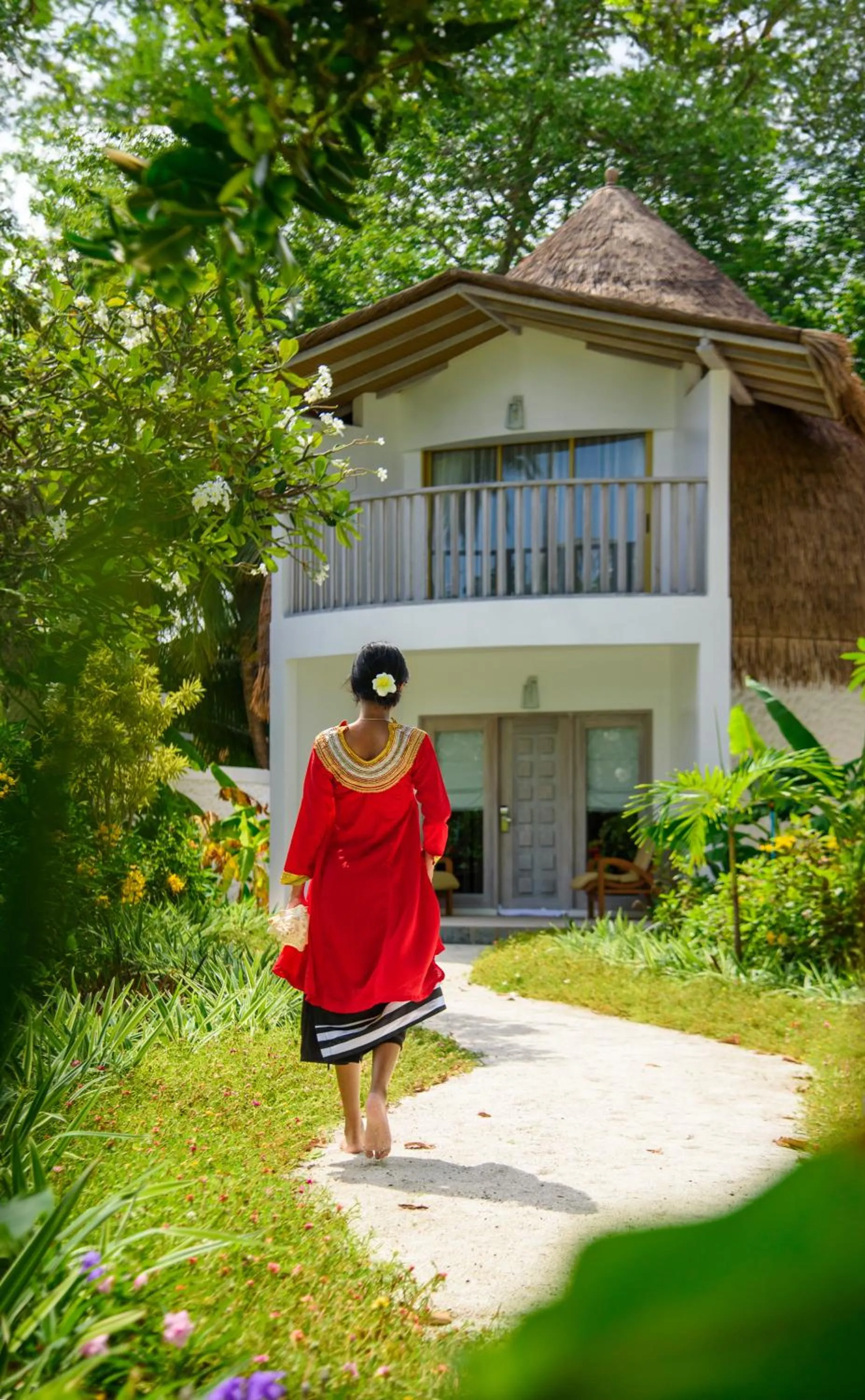 People in Bandos Maldives