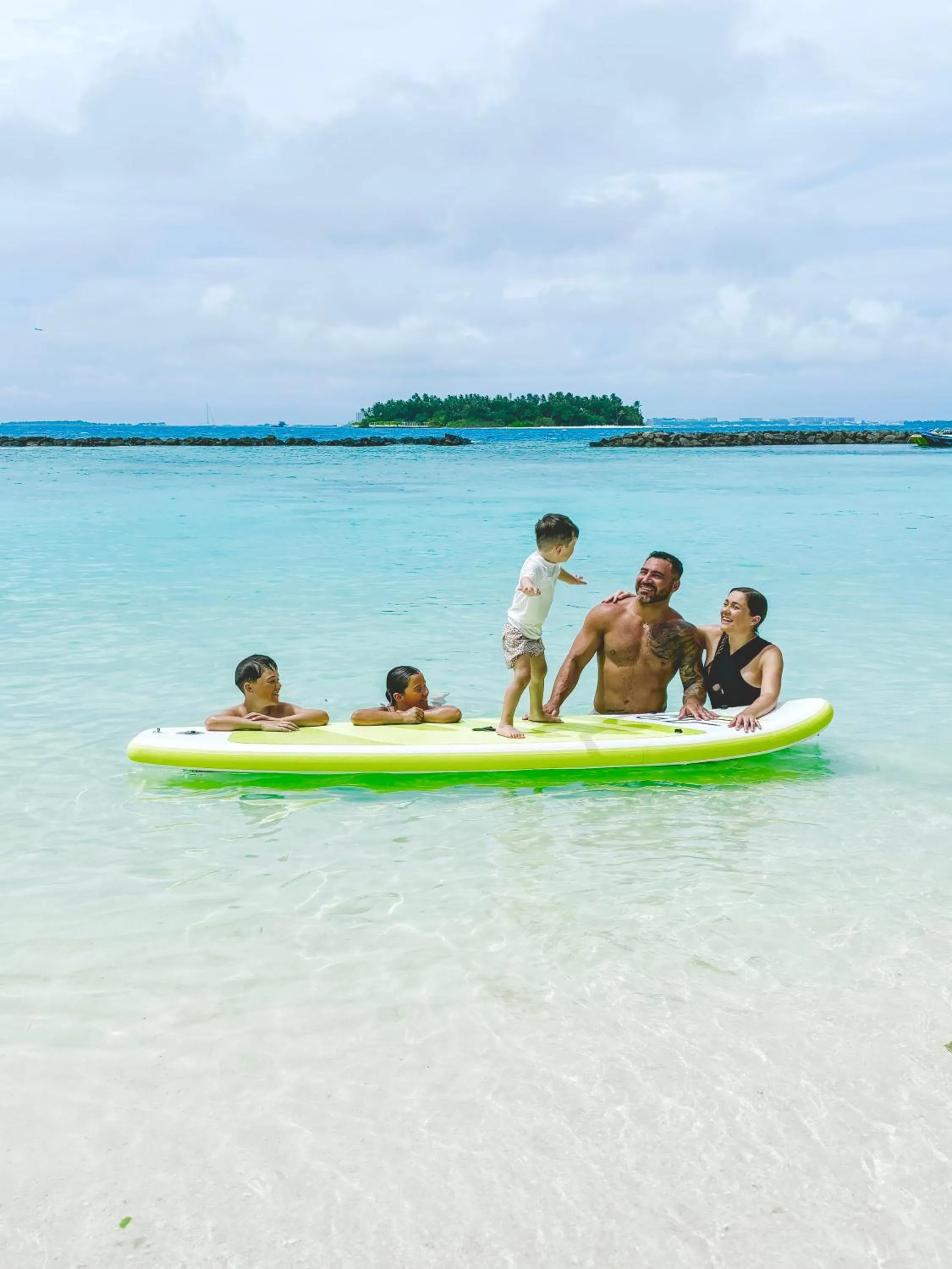 People in Bandos Maldives