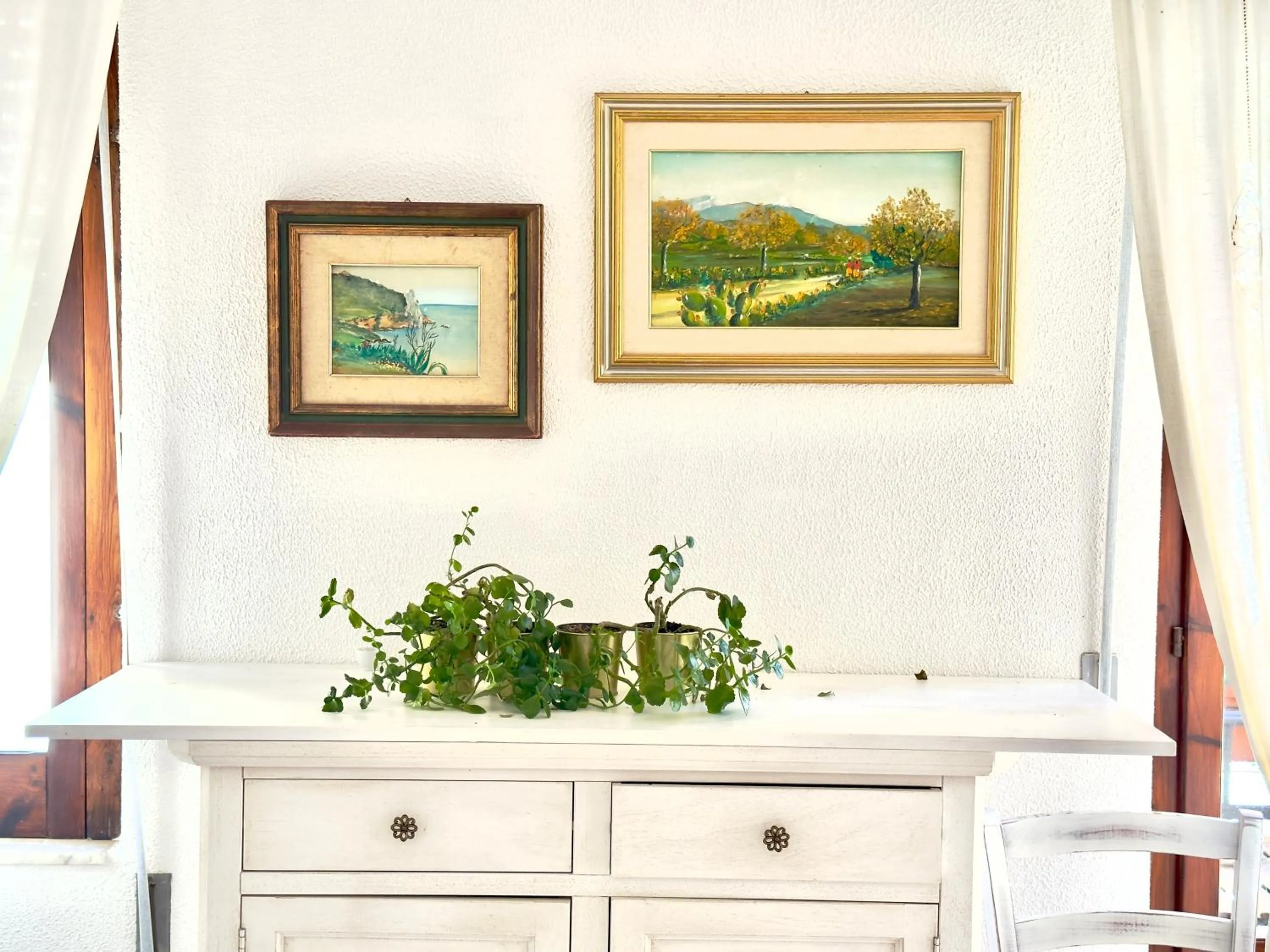 Living room in B&B Selvaggio Blu