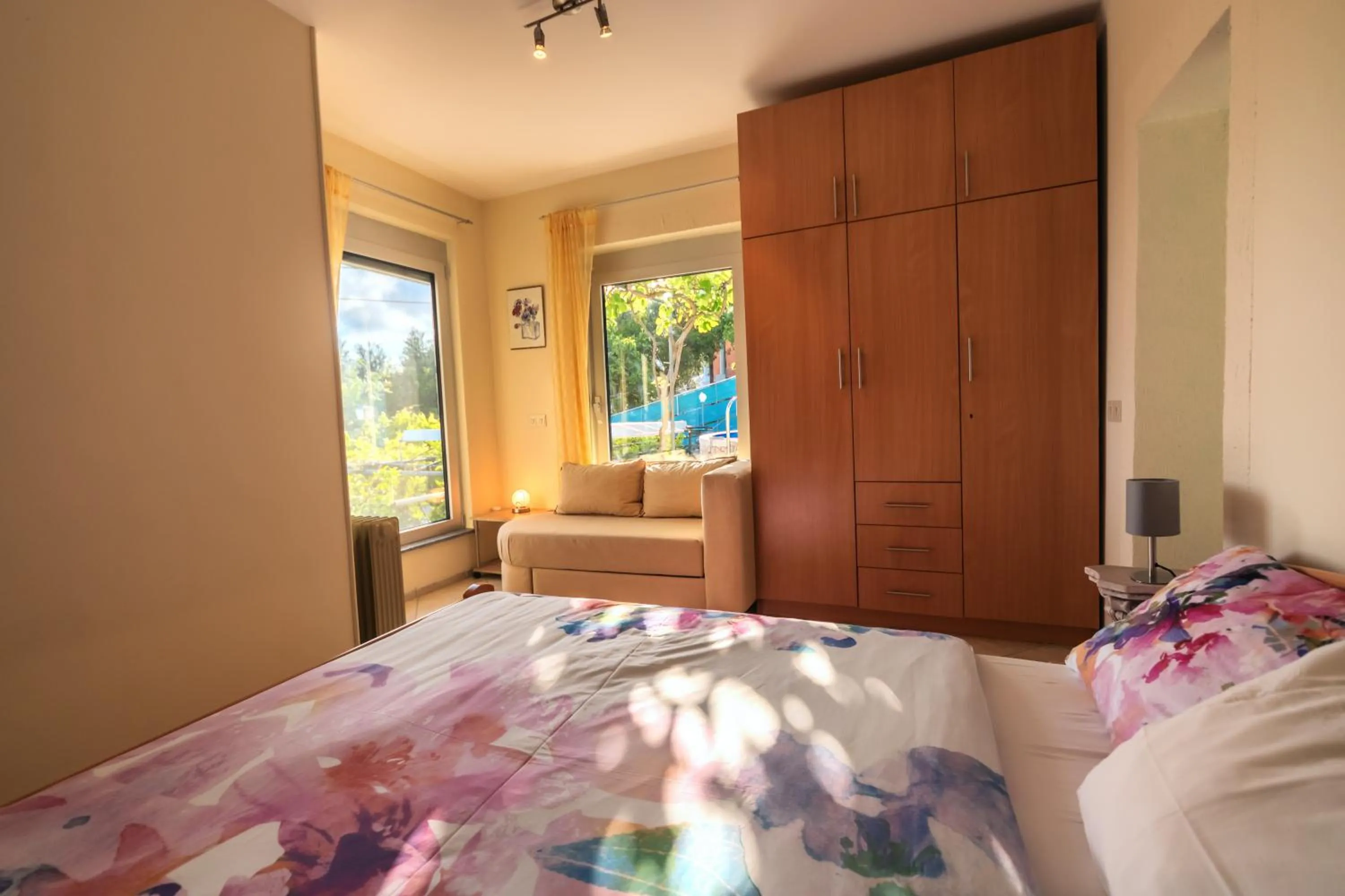 Bed in Apartments Mirian