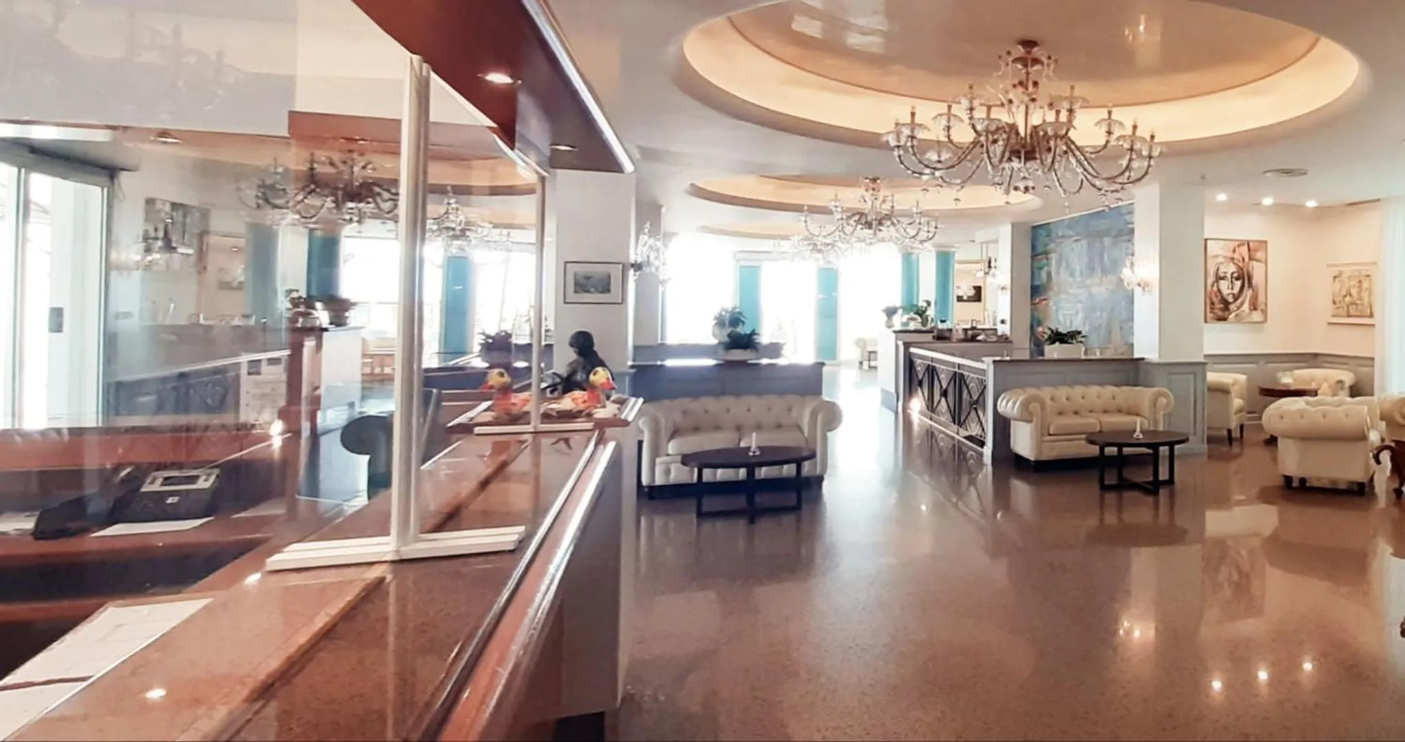 Lobby or reception in Grand Hotel Playa