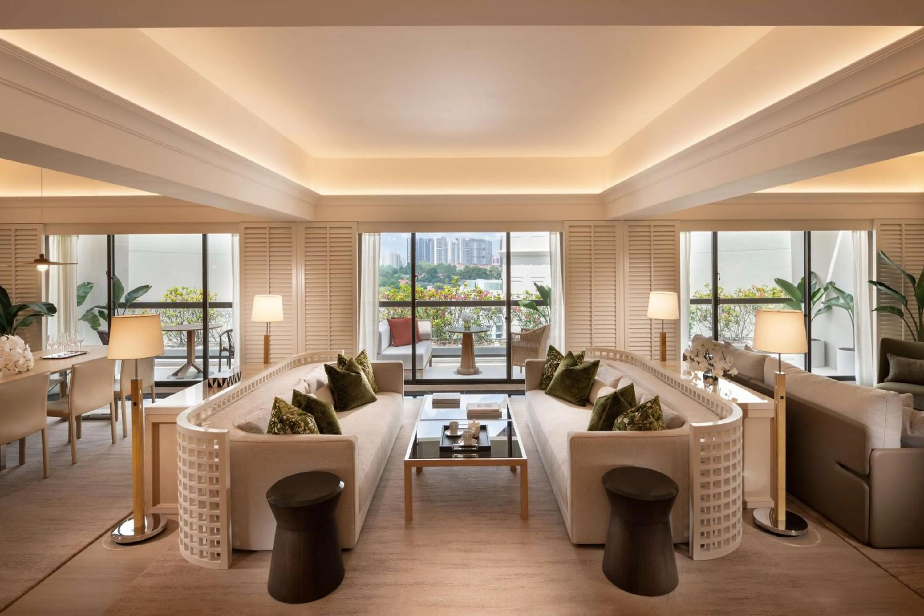 Living room in Conrad Singapore Orchard