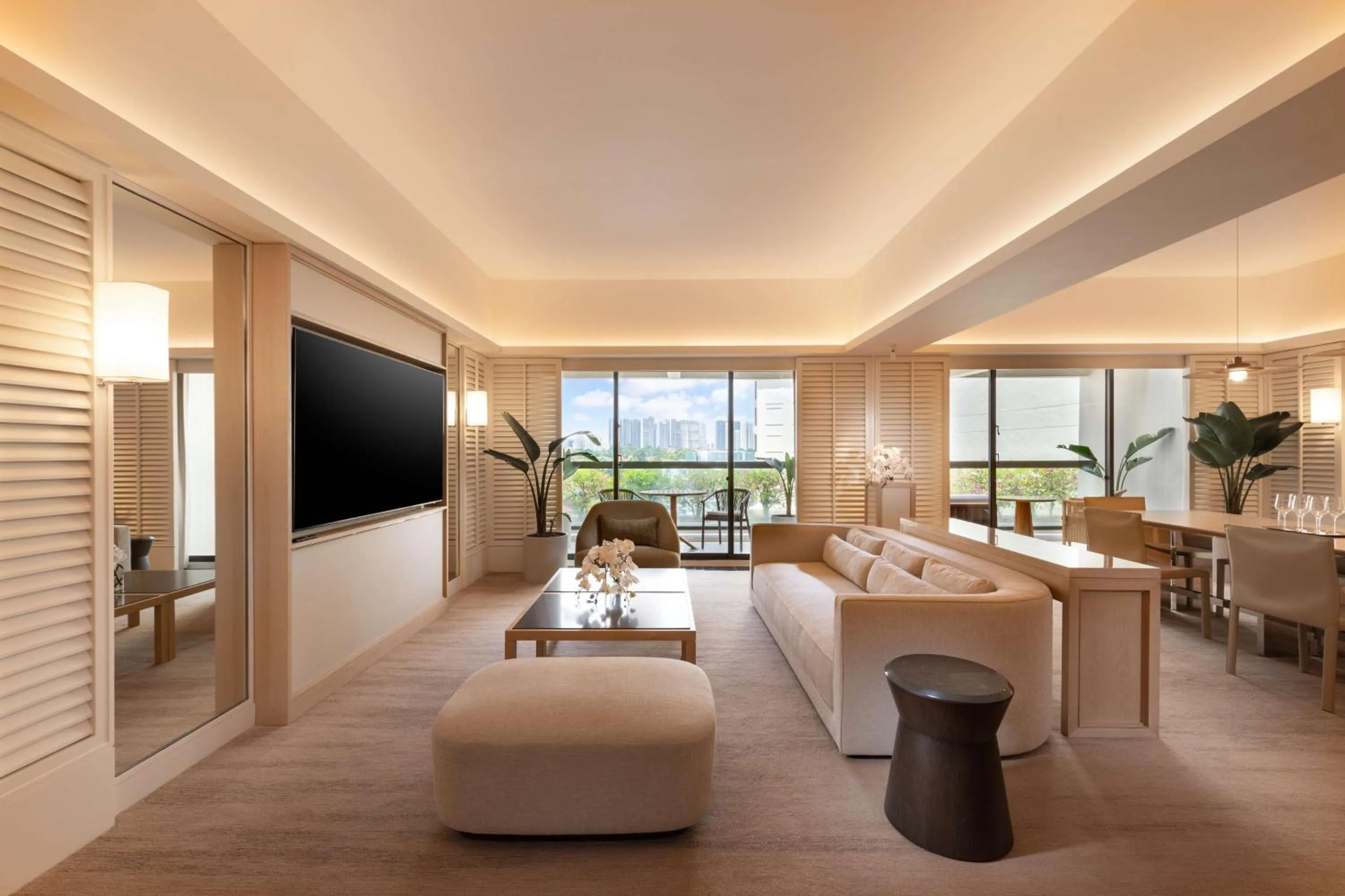 Living room in Conrad Singapore Orchard