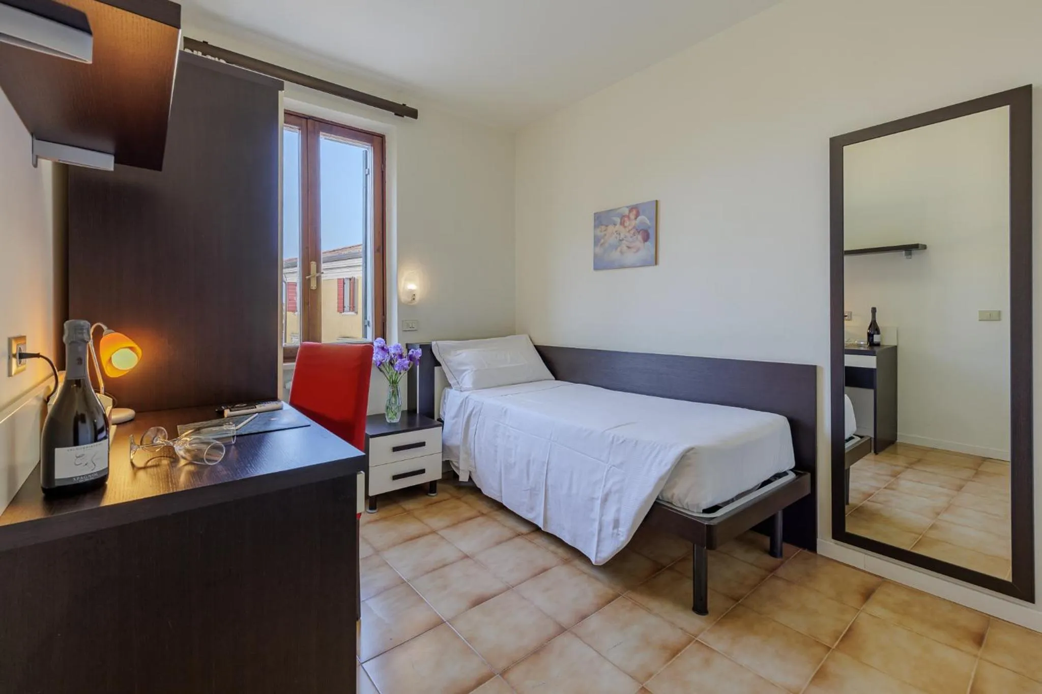 Bedroom, Bed in Hotel Alla Torre