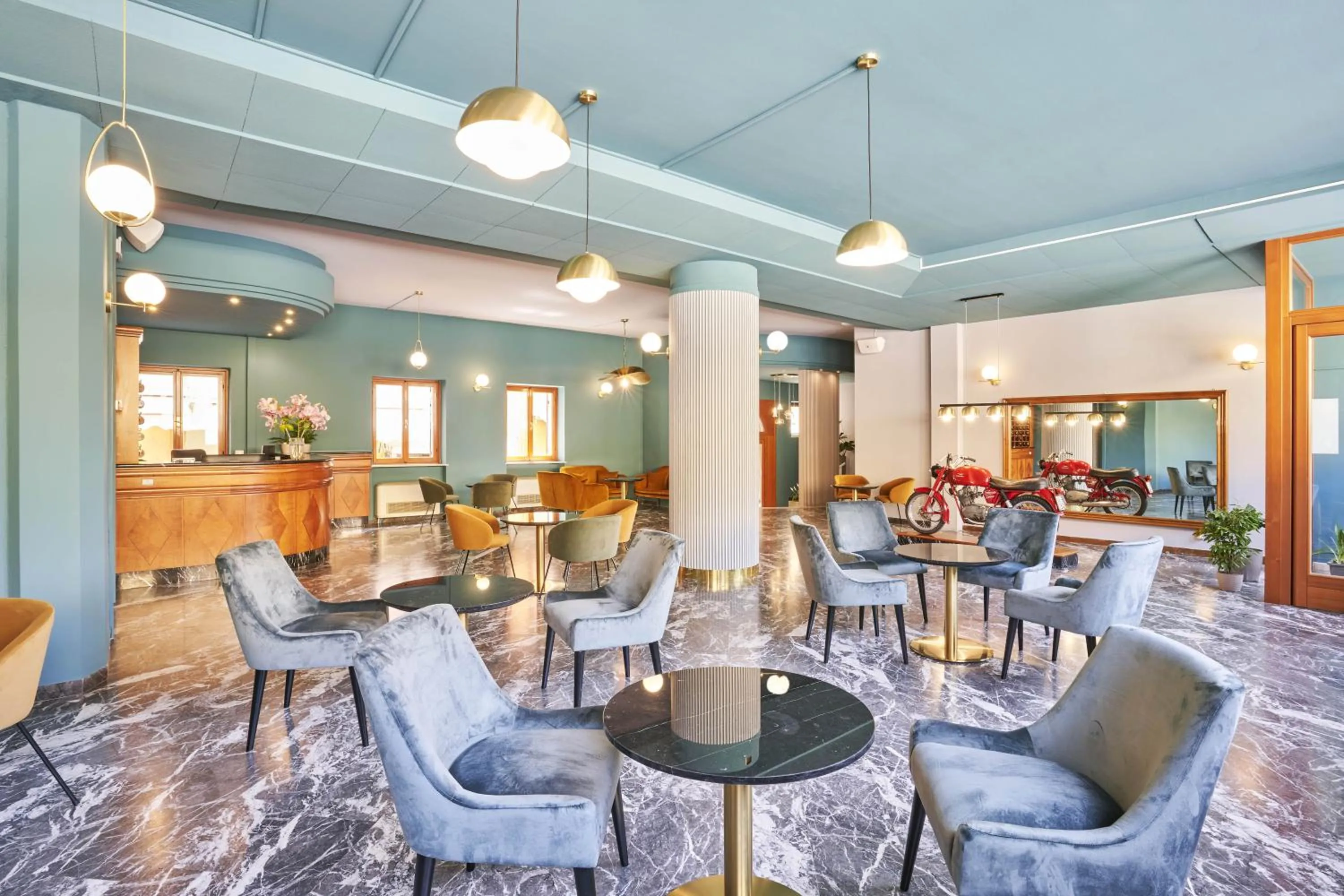 Lobby or reception in Hotel Alla Torre
