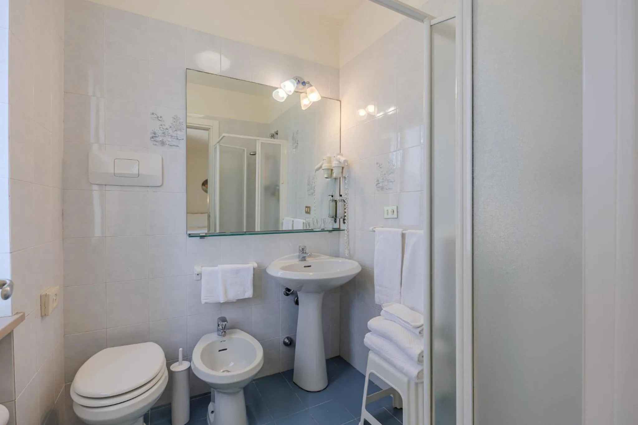 Bathroom in Hotel Alla Torre