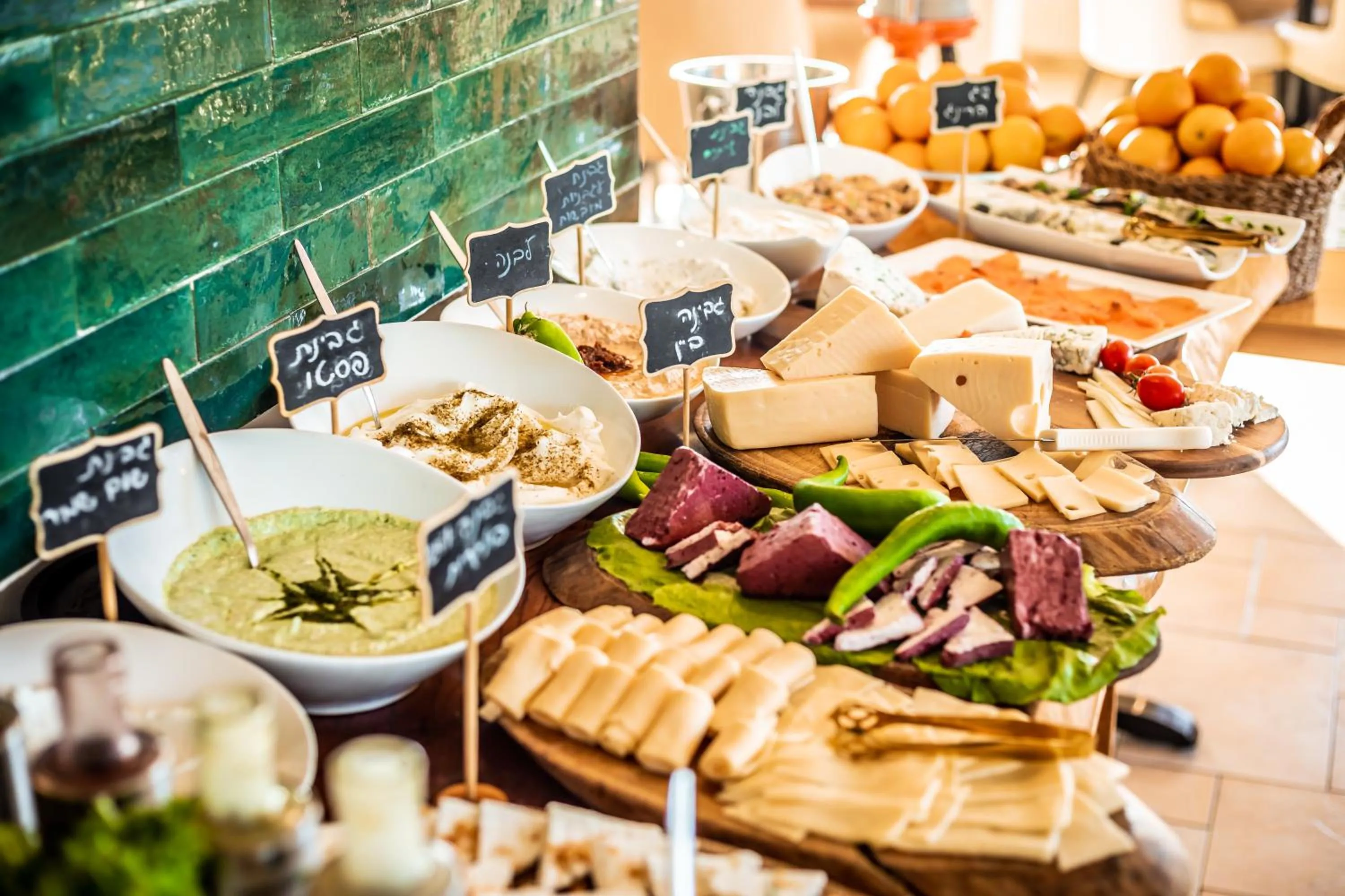 Breakfast in Amirey Hagalil Boutique Hotel