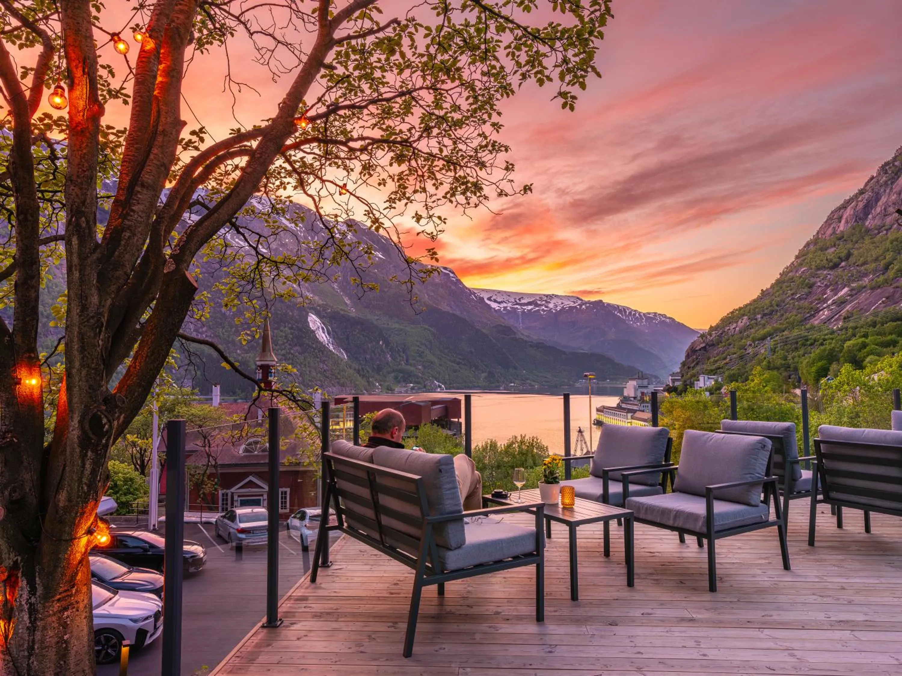 View (from property/room) in Tyssedal Hotel