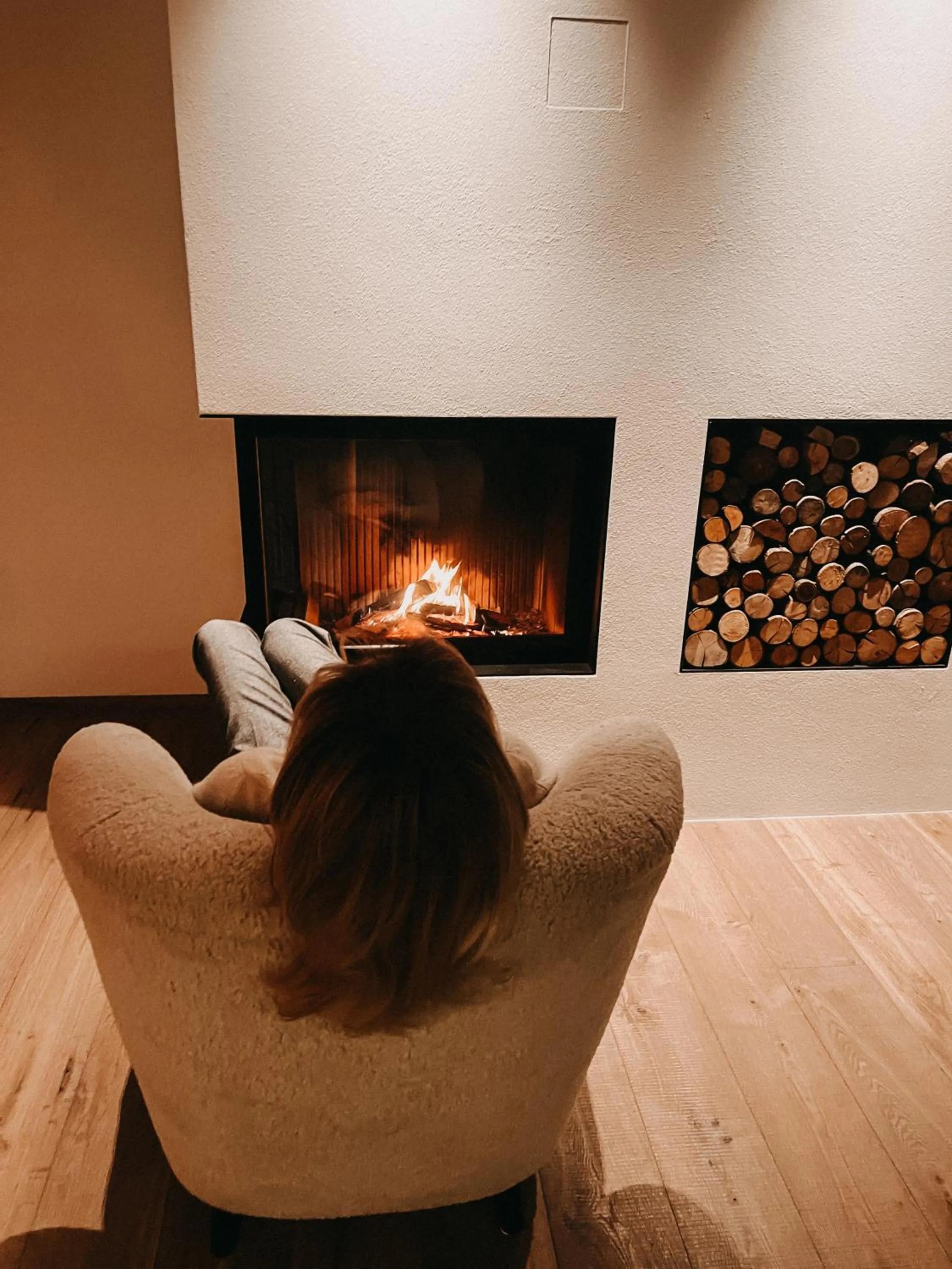 People in Mountain Chalet Pra Ronch