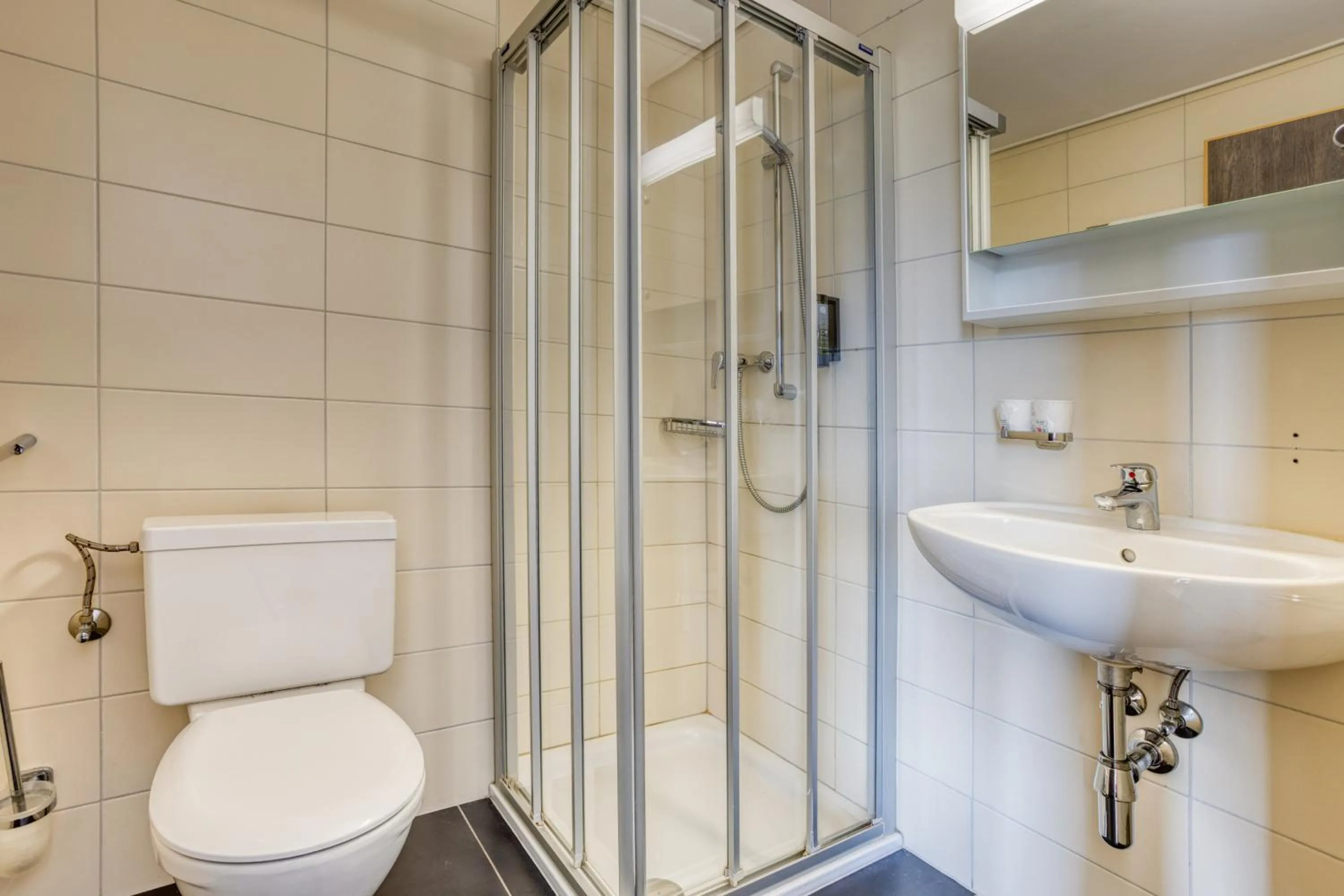 Shower in Hotel Castel