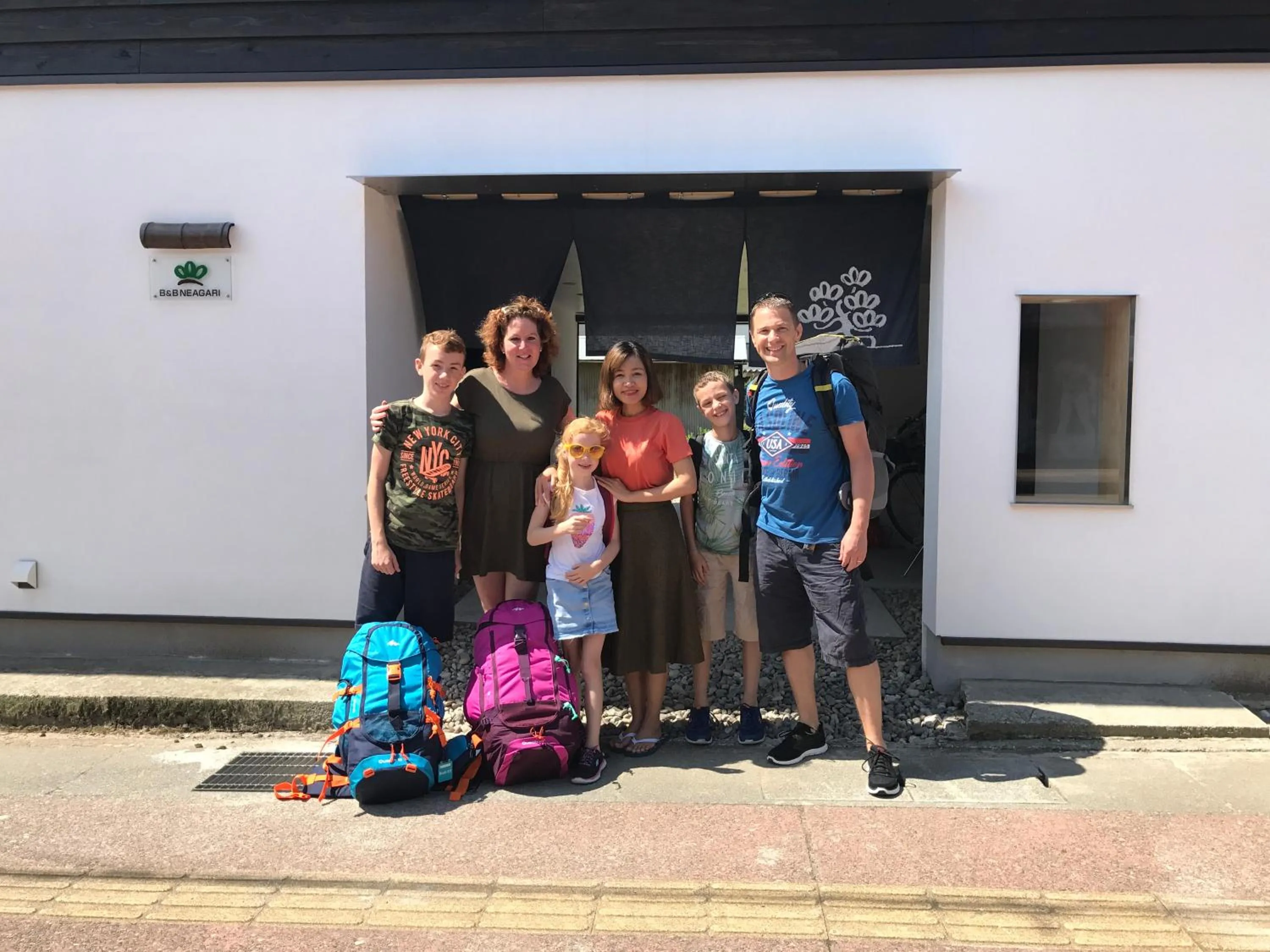 Family in B&B Neagari