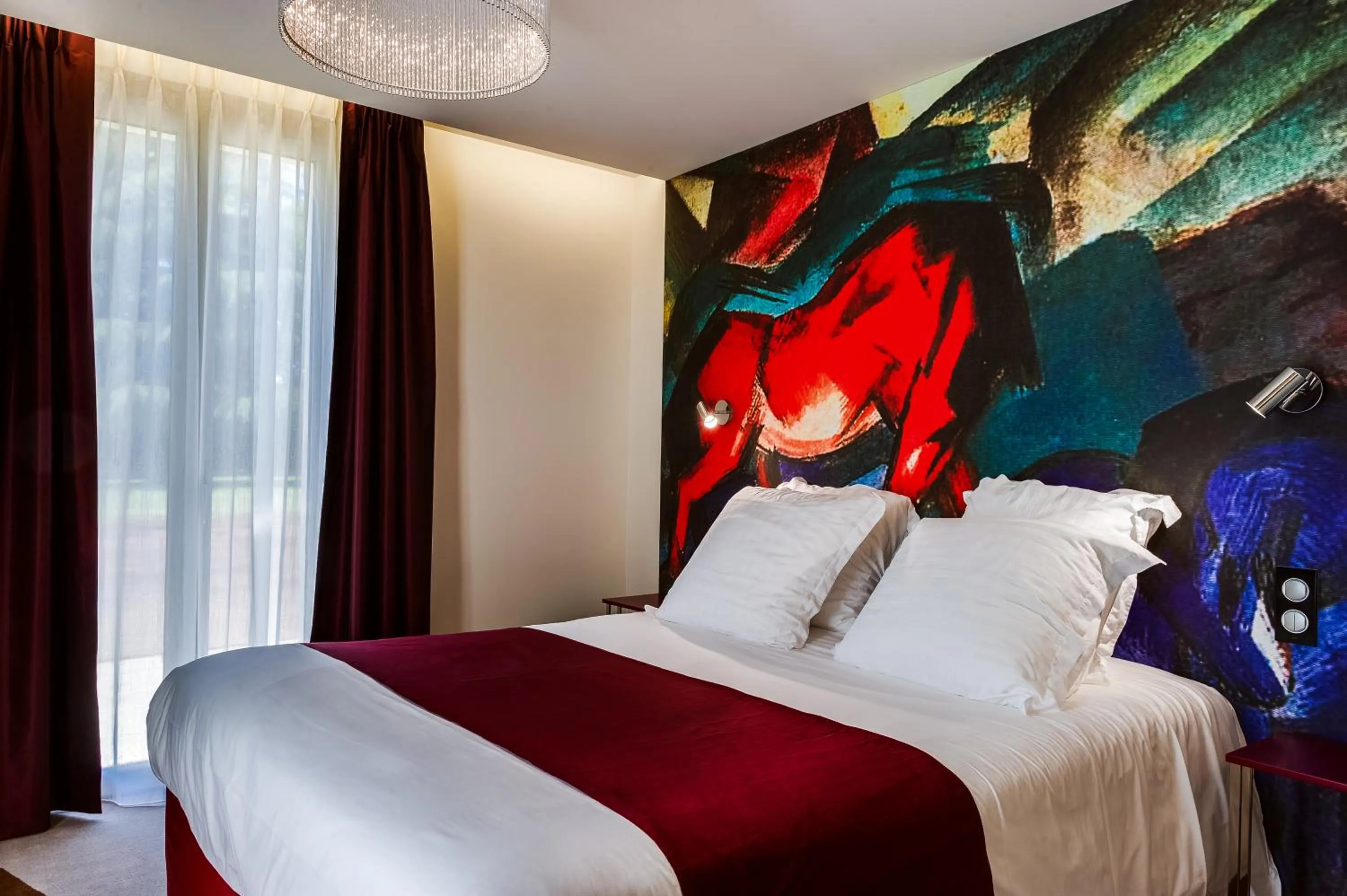 Bed in Domaine de La Ferrière