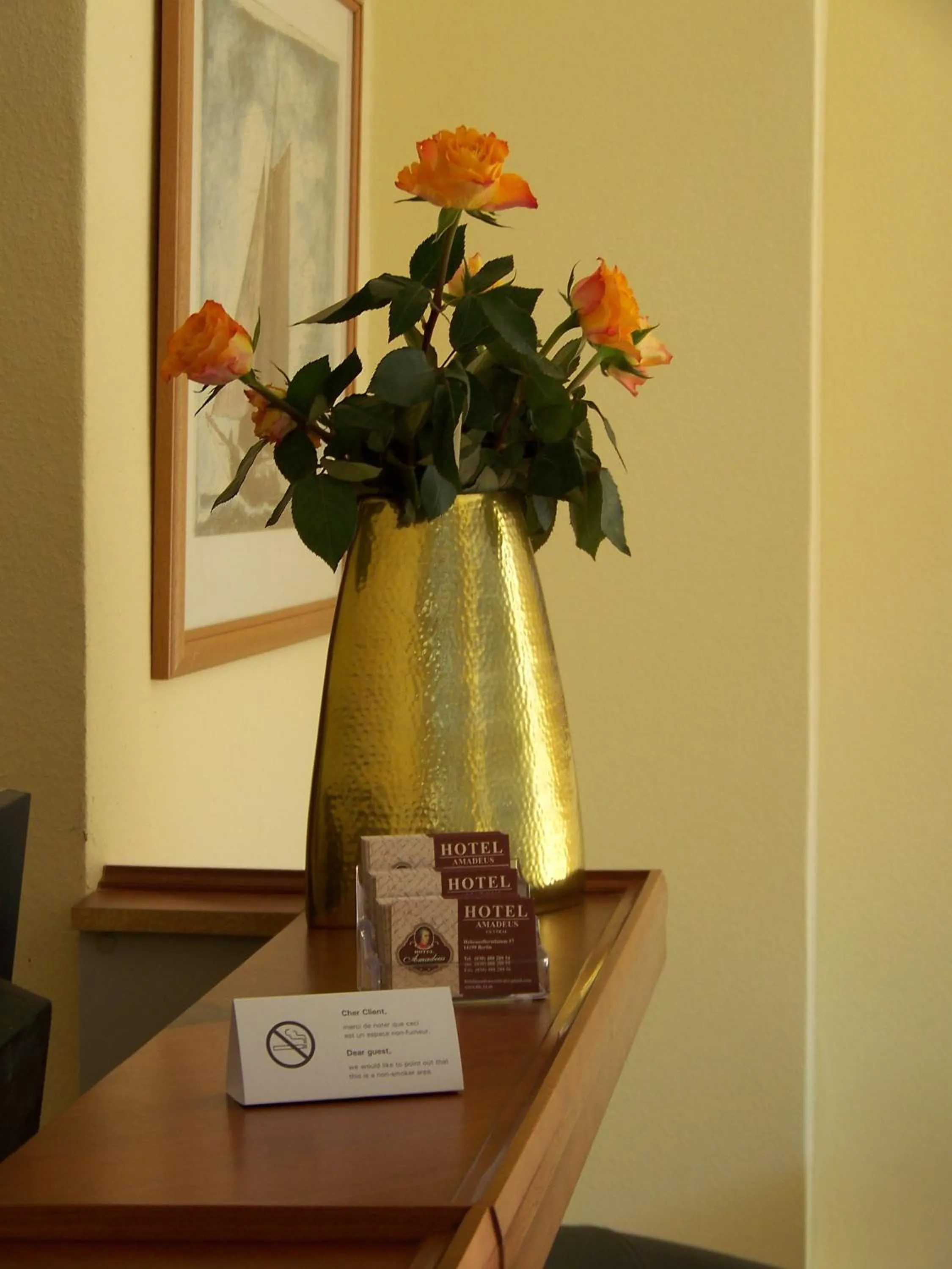 Decorative detail in Hotel Amadeus Central