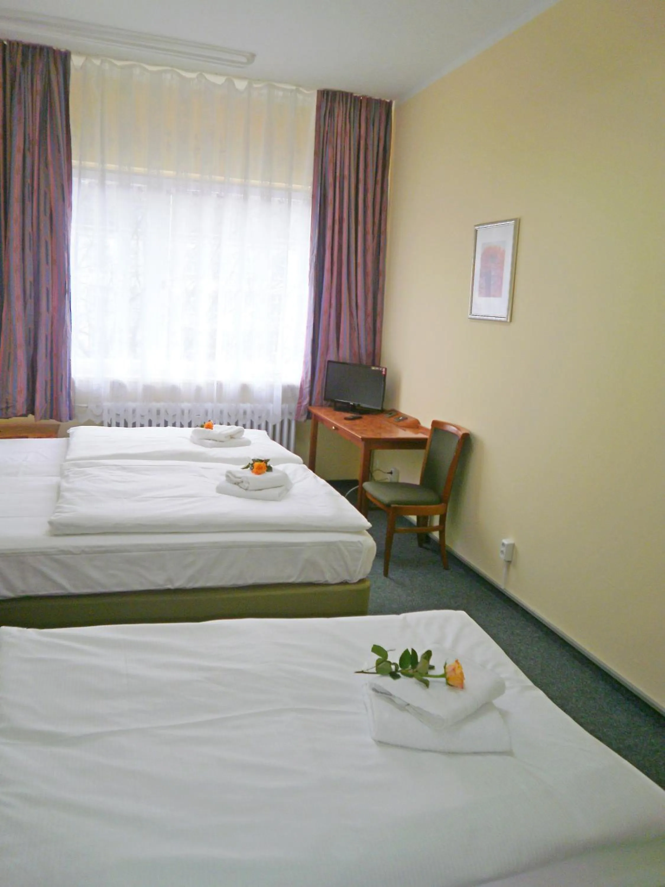 Bed in Hotel Amadeus Central