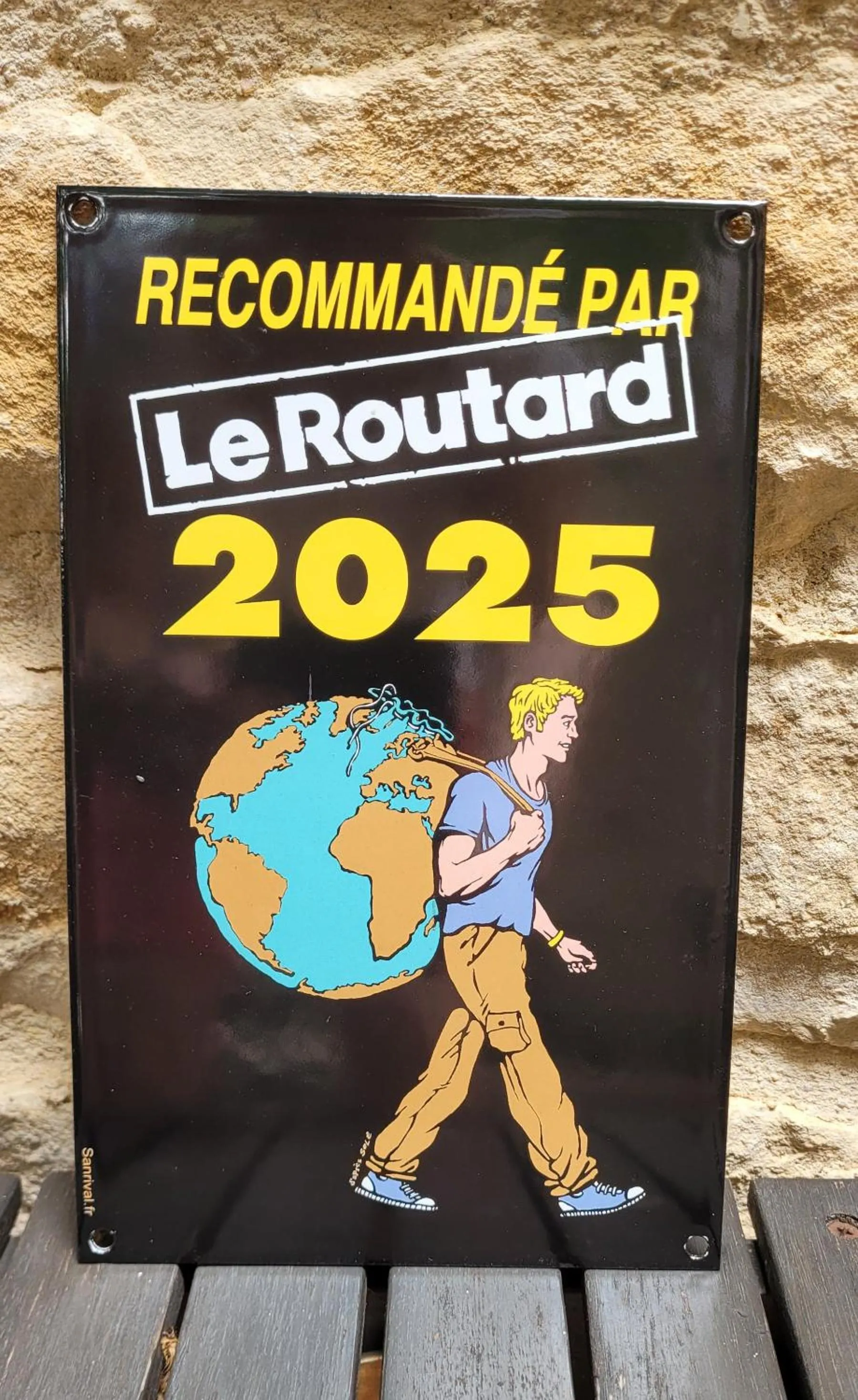 Logo/Certificate/Sign in B&B Des Histoires d'Anges - Côté Jardin - Accueil Vélo