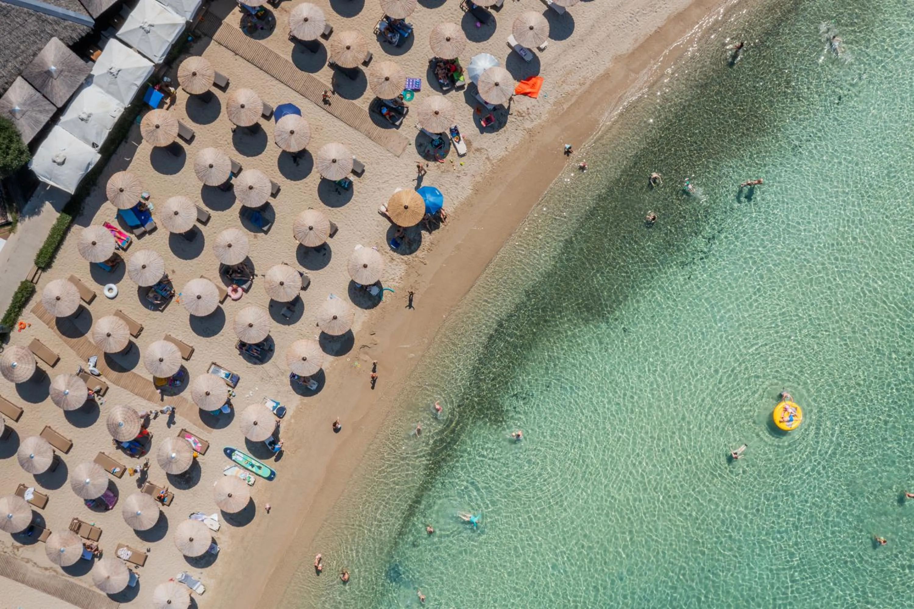 Bird's eye view in Camping Castello