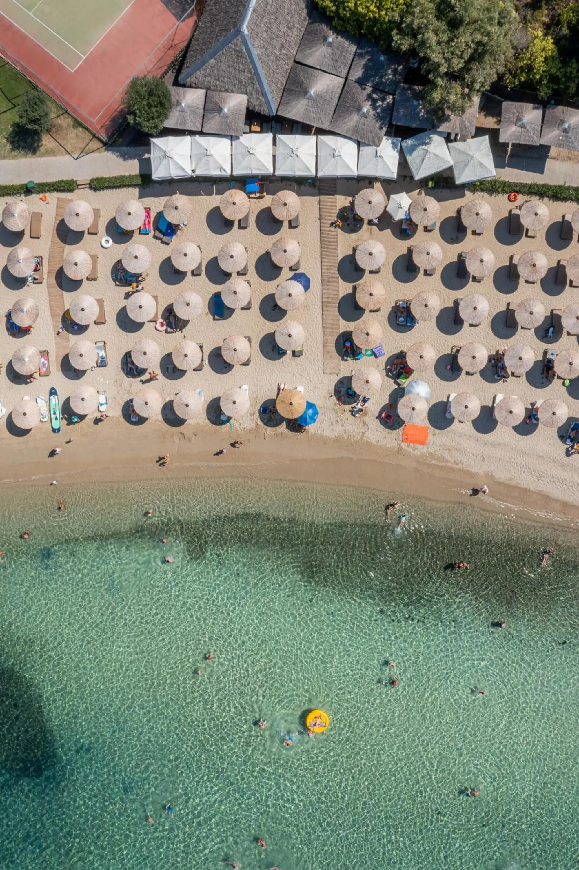 Bird's eye view in Camping Castello