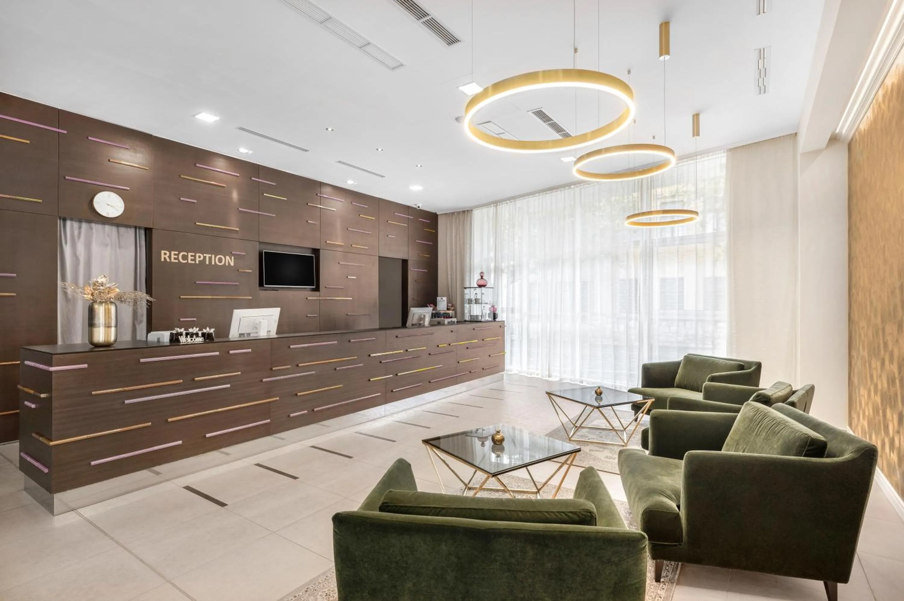 Lobby or reception in Corso Hotel Pécs