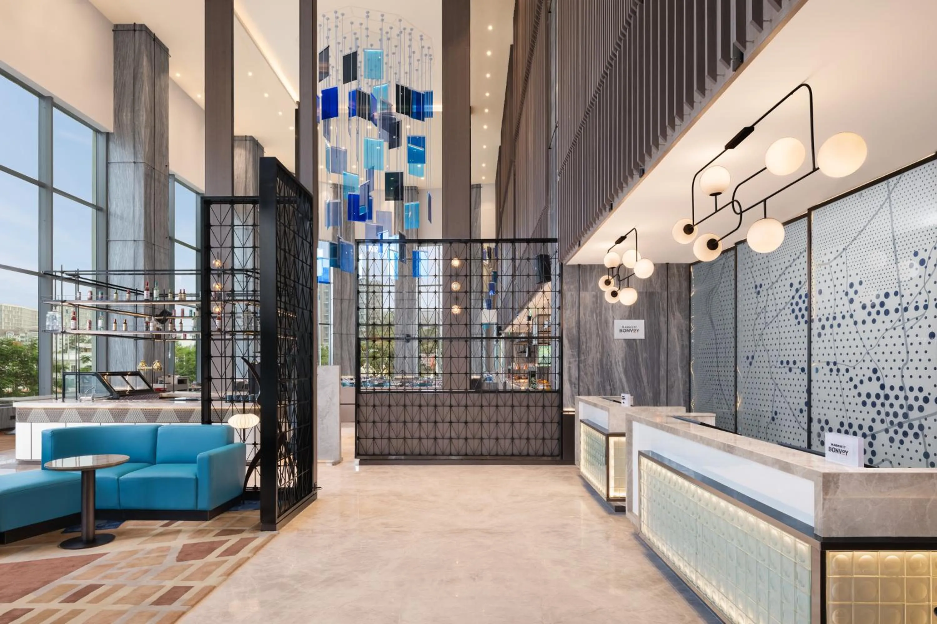 Lobby or reception in Le Meridien Ahmedabad