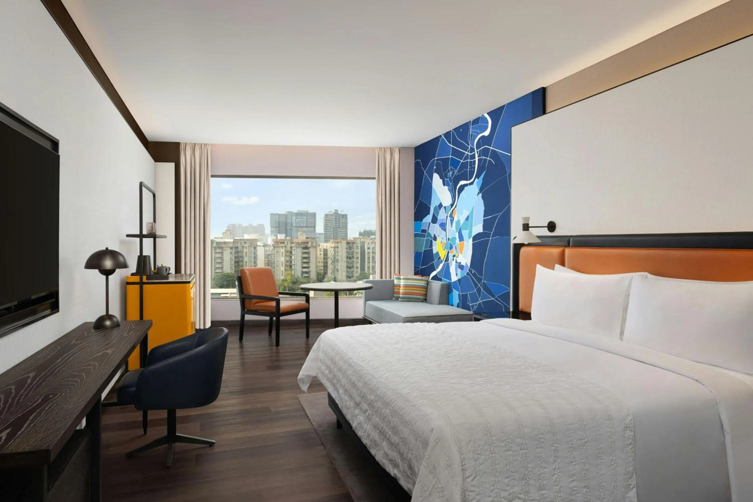 Photo of the whole room, Bed in Le Meridien Ahmedabad