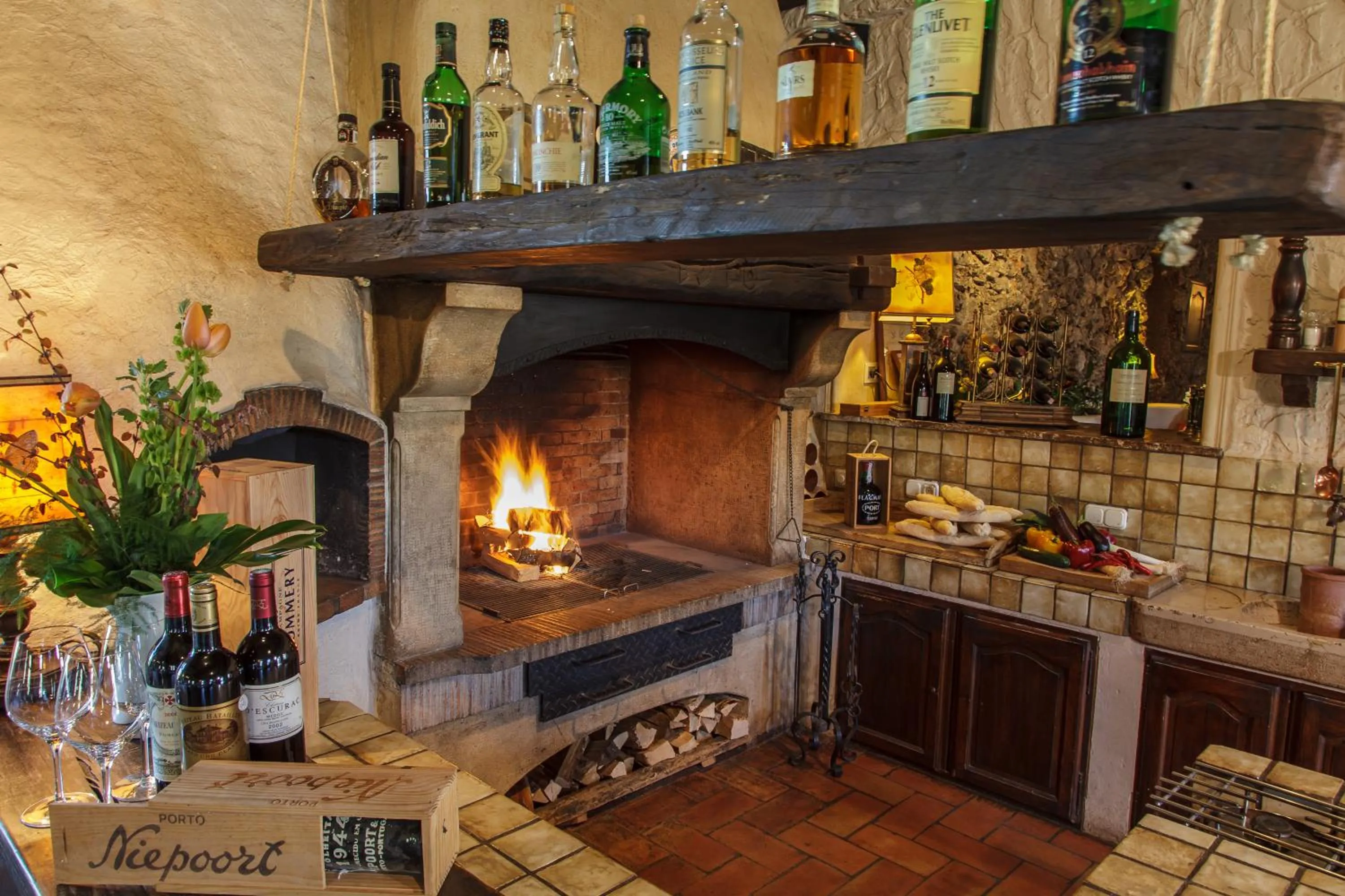 Lounge or bar in Landhaus Diedert